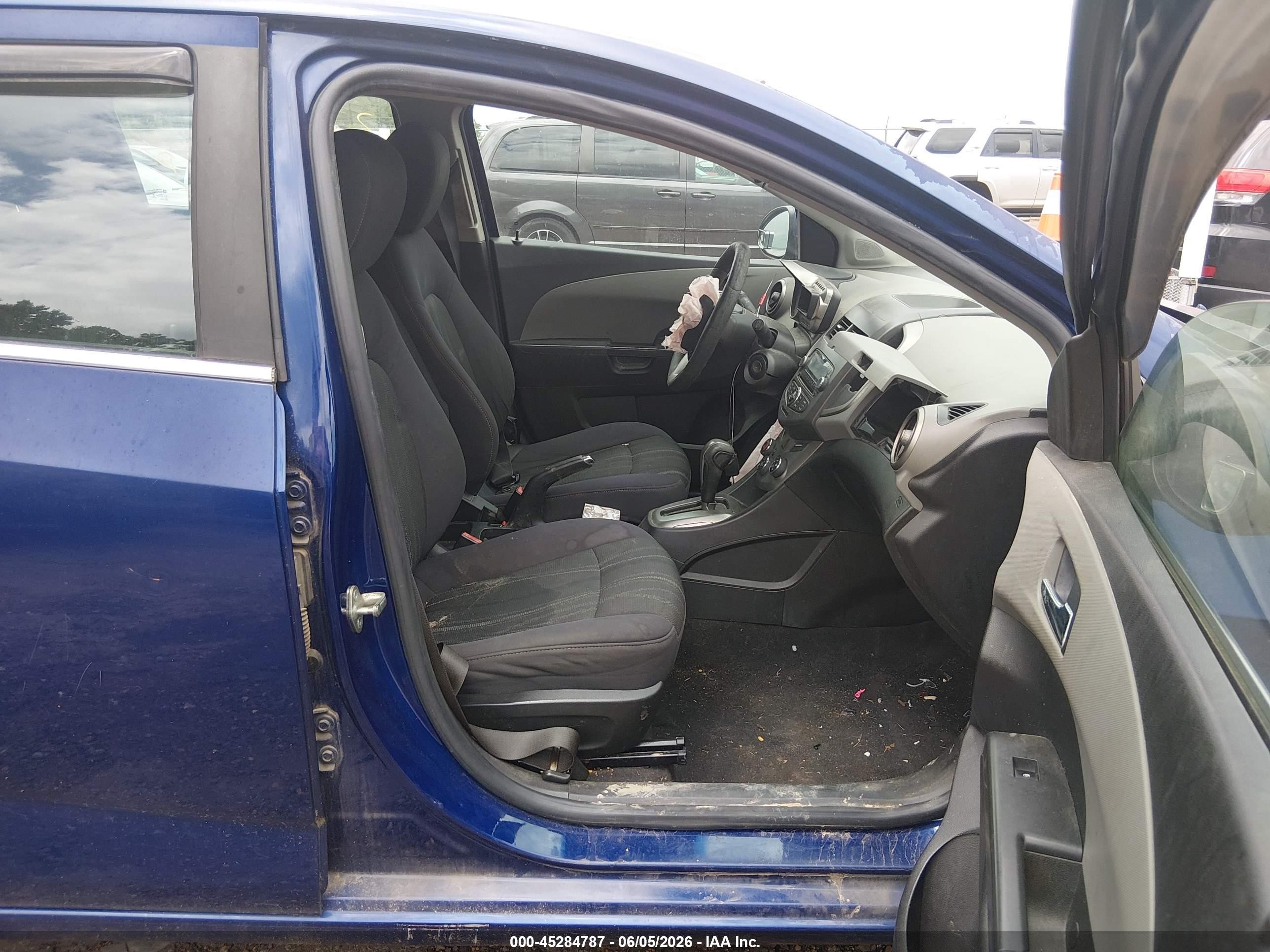 2012 Chevrolet Sonic 2lt Синий vin: 1G1JC6SH3C4214214
