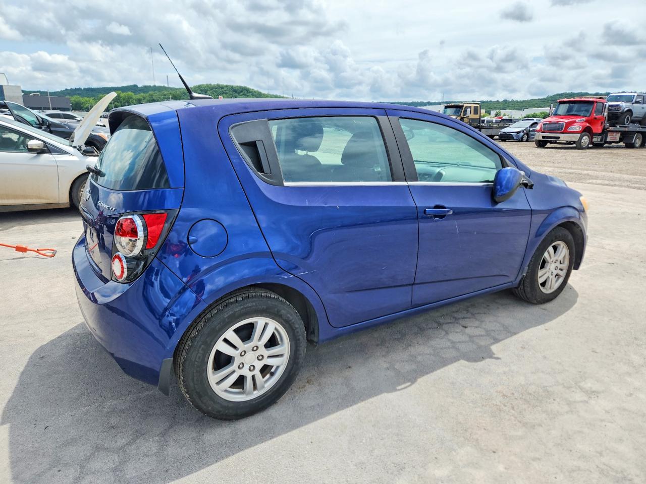 2013 Chevrolet Sonic Lt Blue vin: 1G1JC6SH3D4109240