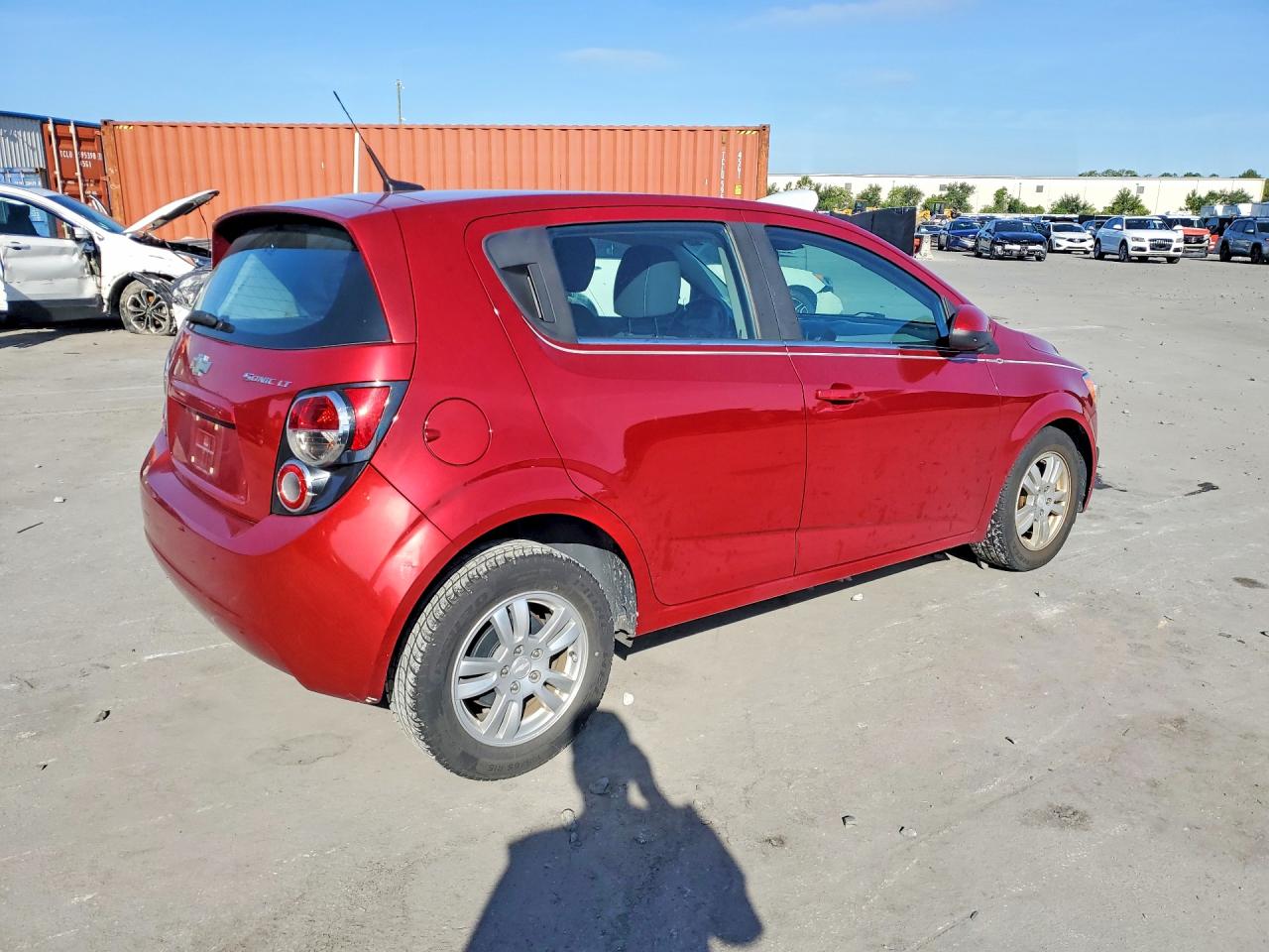 2013 Chevrolet Sonic Lt Red vin: 1G1JC6SH3D4159216