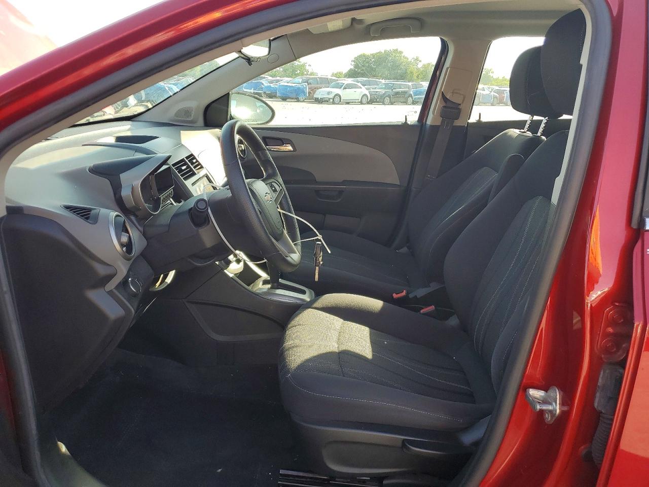 2013 Chevrolet Sonic Lt Red vin: 1G1JC6SH3D4159216