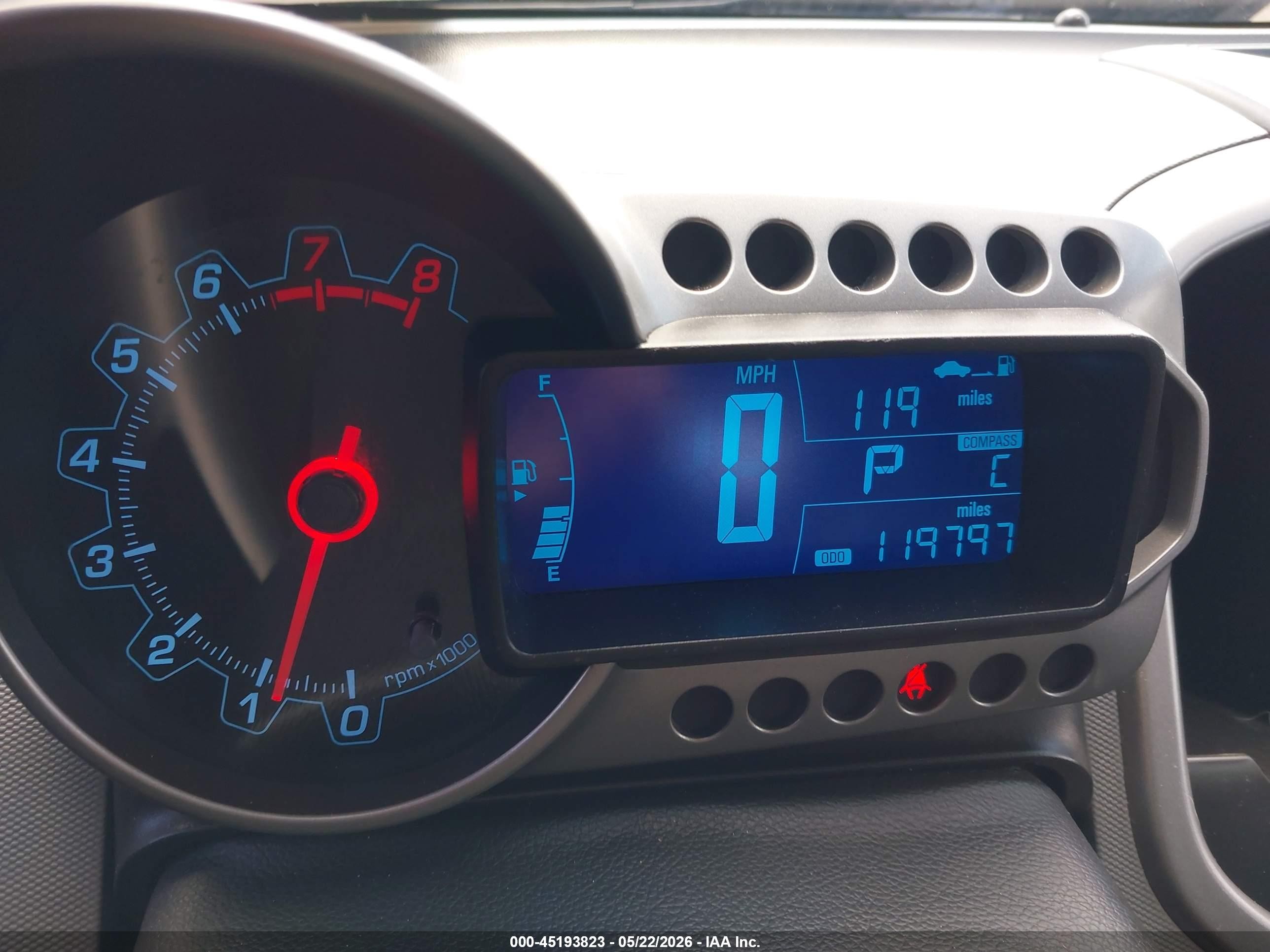 2014 Chevrolet Sonic Lt Auto Blue vin: 1G1JC6SH3E4149321