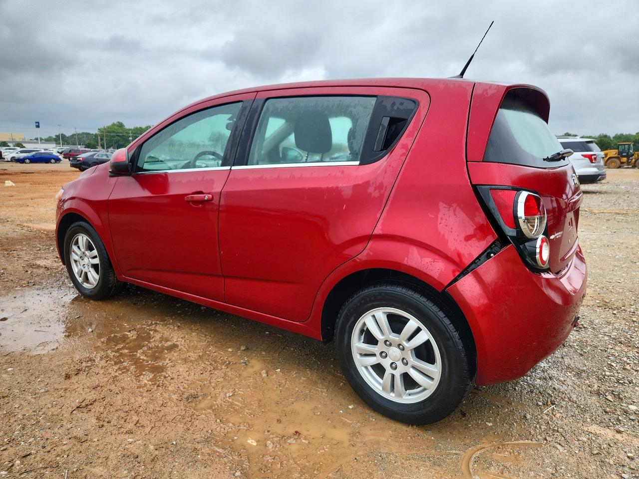 2014 Chevrolet Sonic Lt Red vin: 1G1JC6SH3E4229945