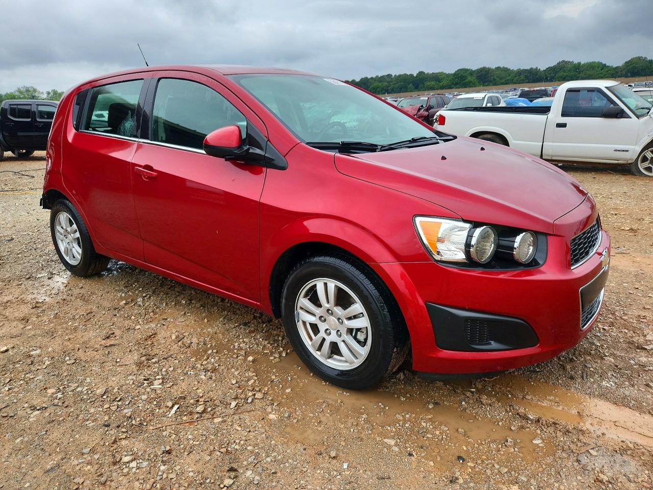 2014 Chevrolet Sonic Lt Red vin: 1G1JC6SH3E4229945