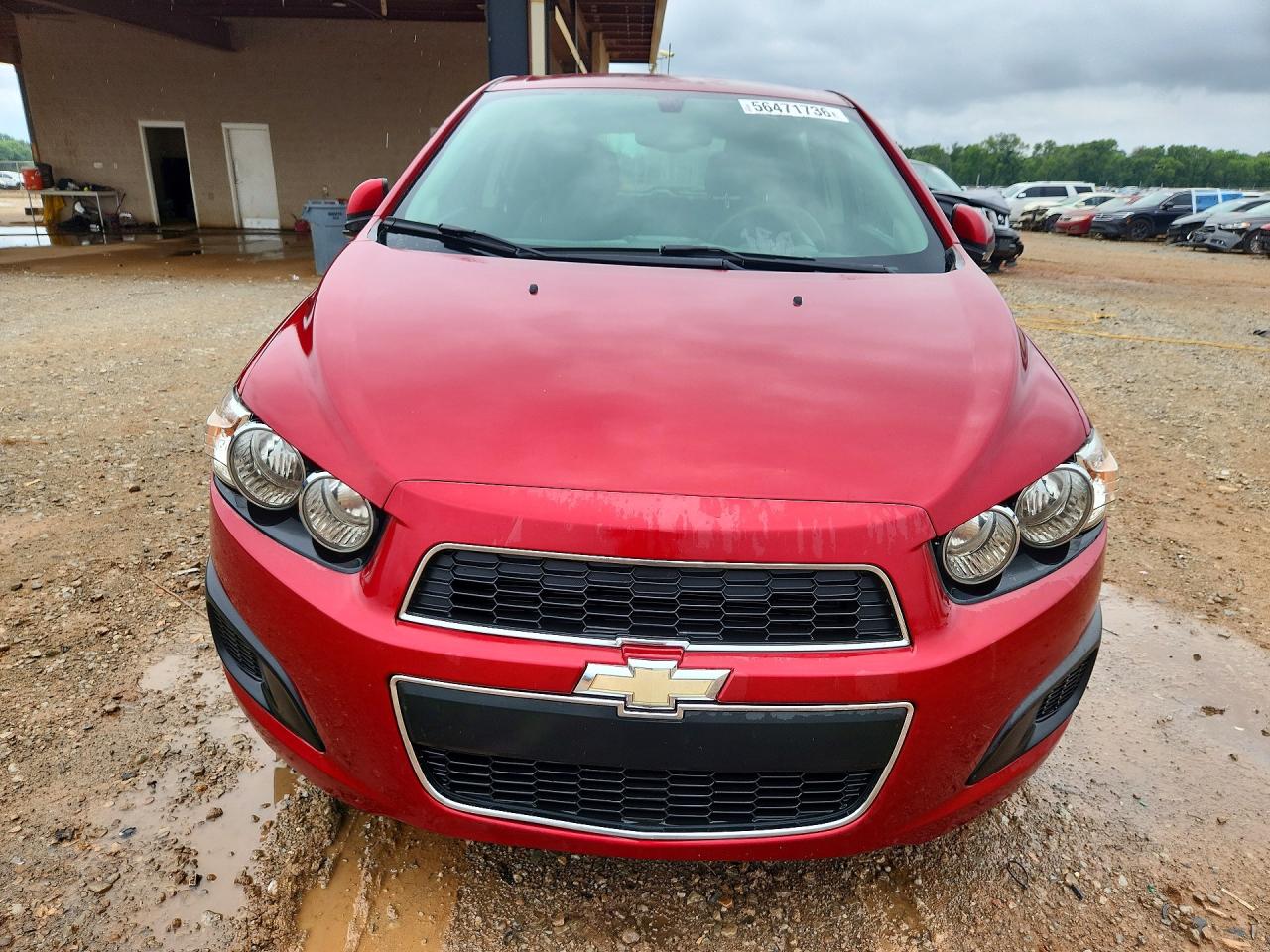 2014 Chevrolet Sonic Lt Red vin: 1G1JC6SH3E4229945