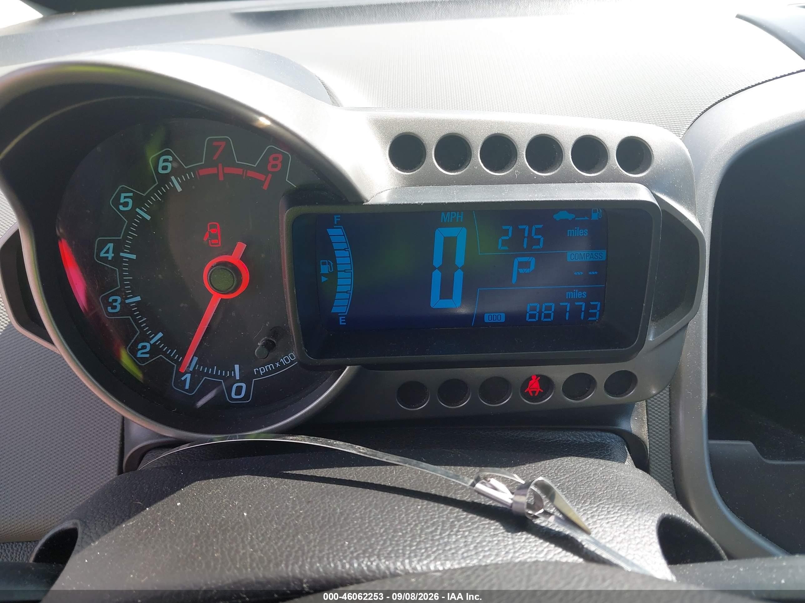 2015 Chevrolet Sonic Lt Auto Красный vin: 1G1JC6SH3F4102954