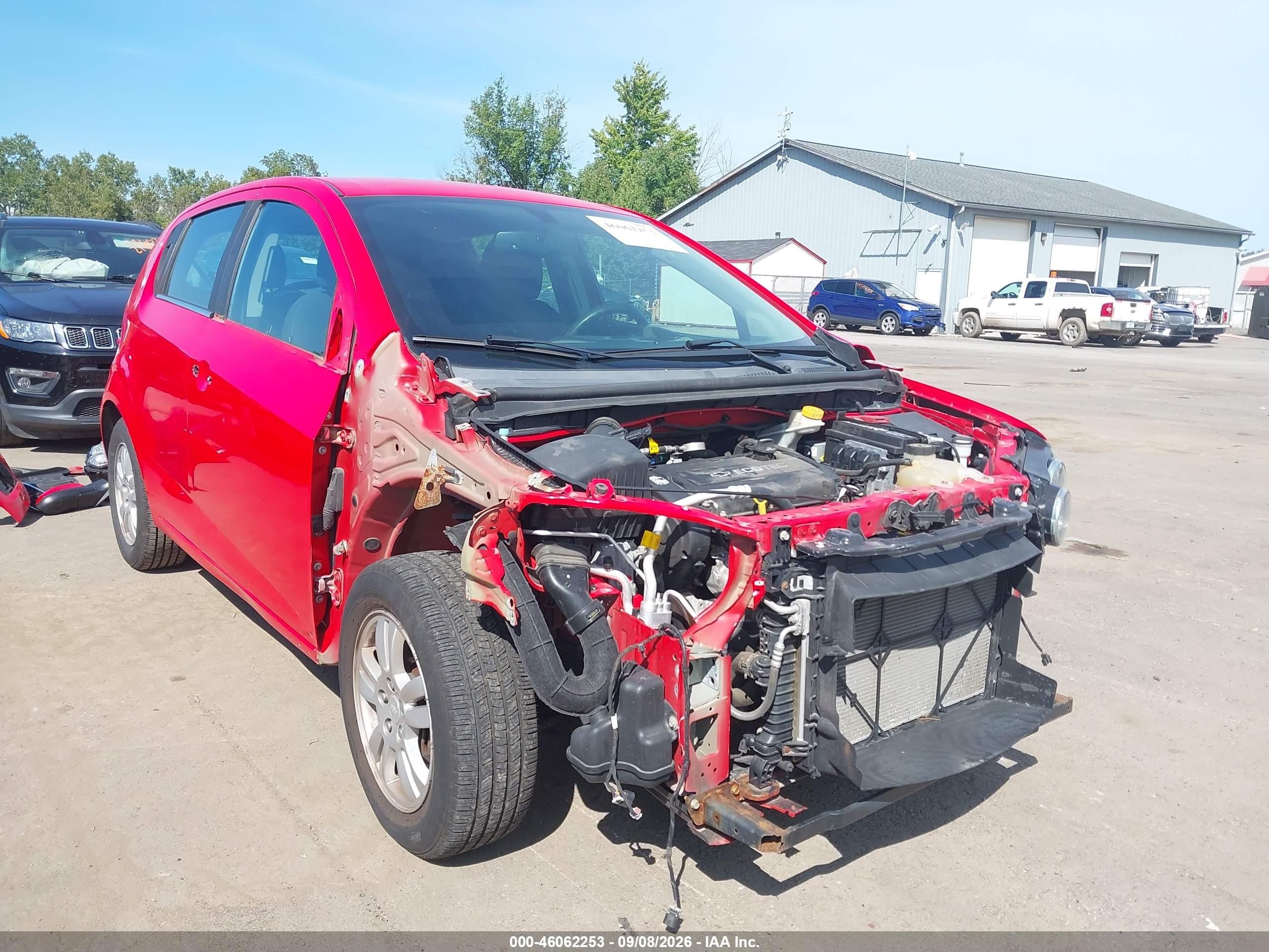 2015 Chevrolet Sonic Lt Auto Красный vin: 1G1JC6SH3F4102954
