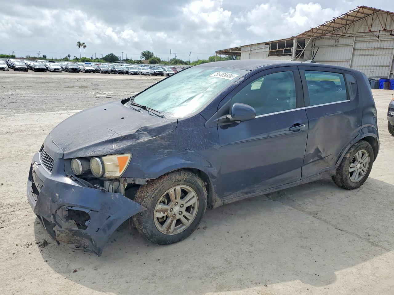 2015 Chevrolet Sonic Lt Blue vin: 1G1JC6SH3F4115462