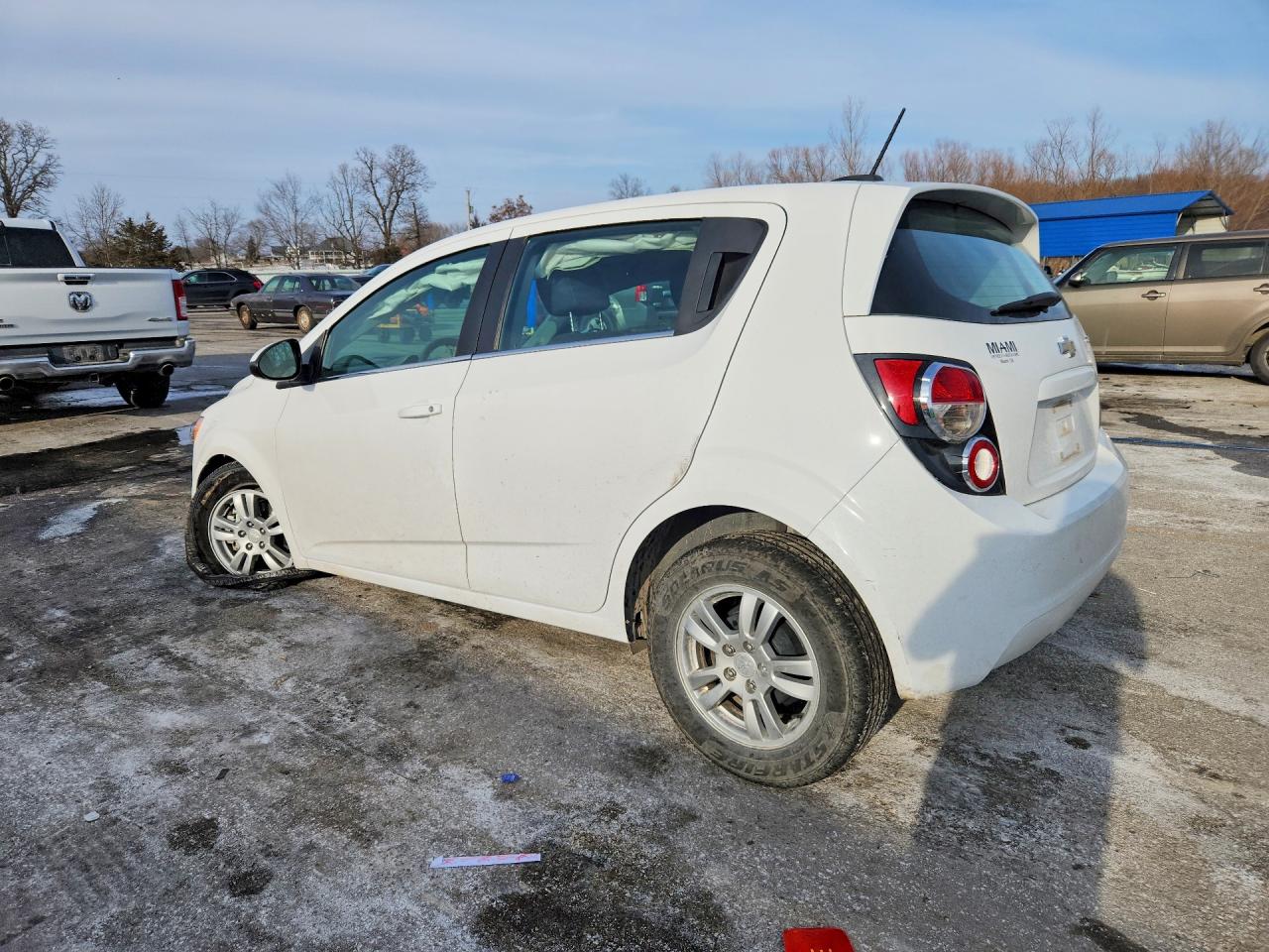 2015 Chevrolet Sonic Lt White vin: 1G1JC6SH3F4176665