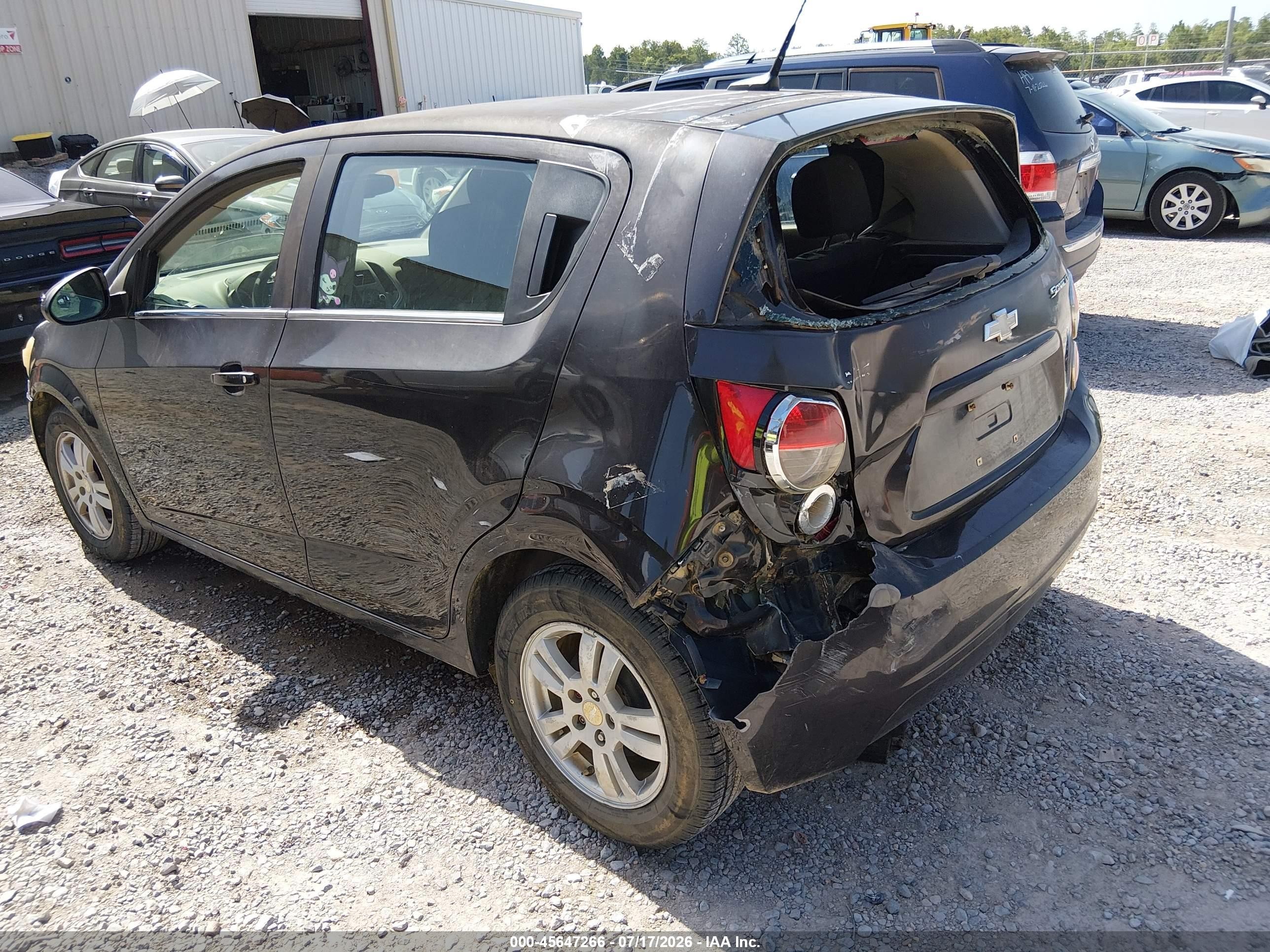 2014 Chevrolet Sonic Lt Auto Brown vin: 1G1JC6SH4E4234734