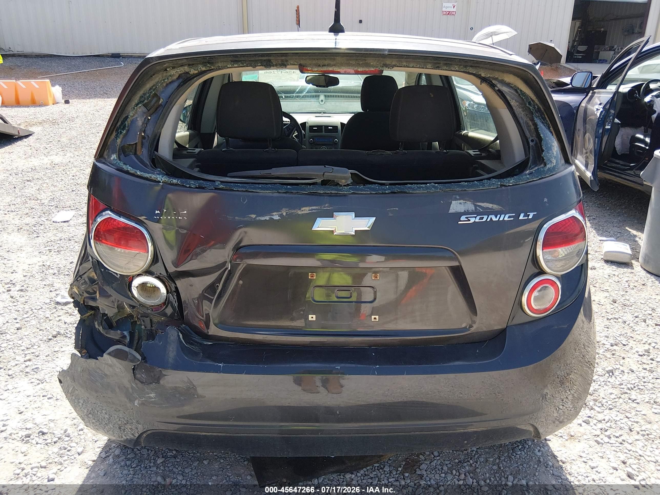 2014 Chevrolet Sonic Lt Auto Brown vin: 1G1JC6SH4E4234734