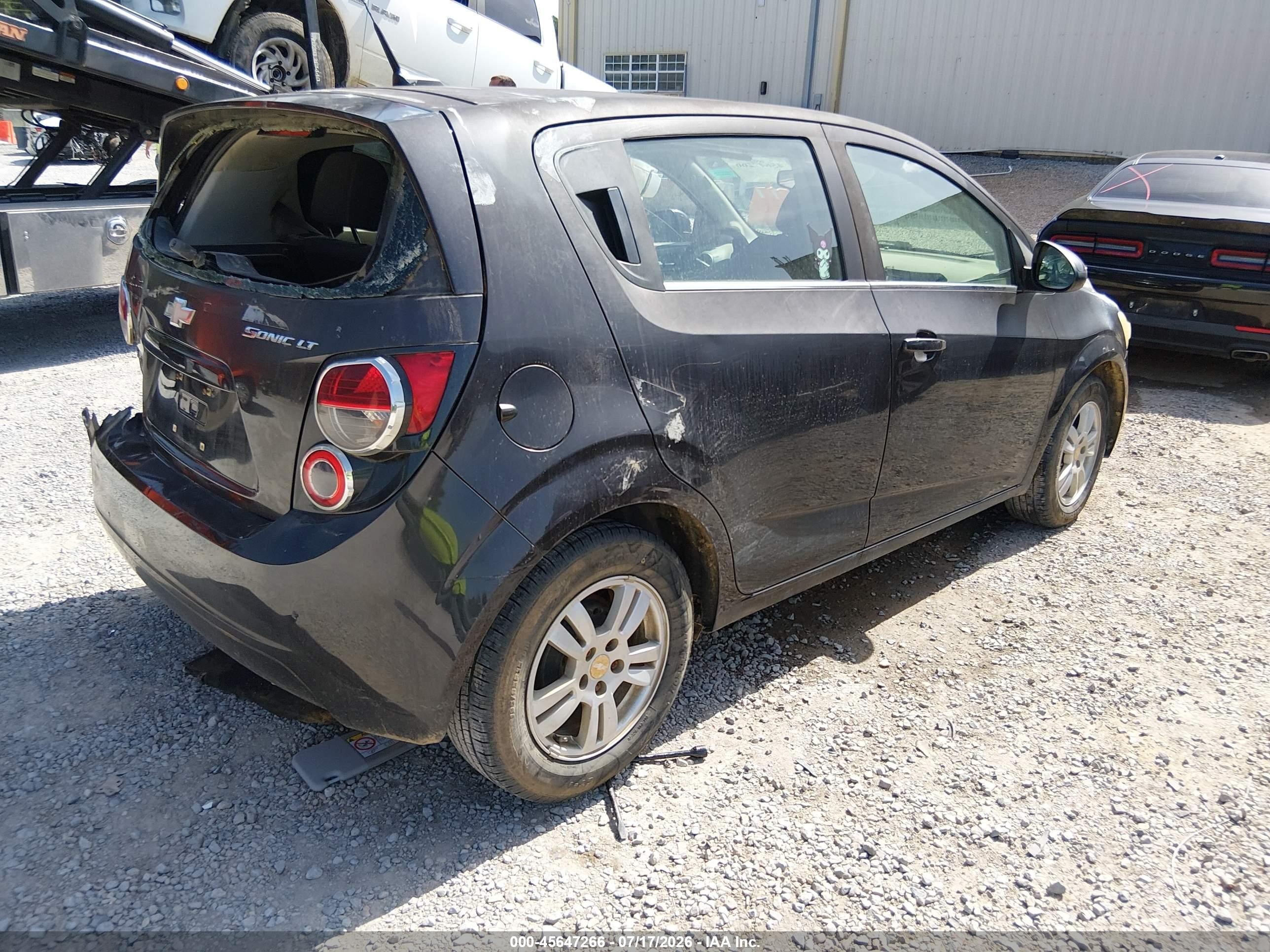 2014 Chevrolet Sonic Lt Auto Brown vin: 1G1JC6SH4E4234734