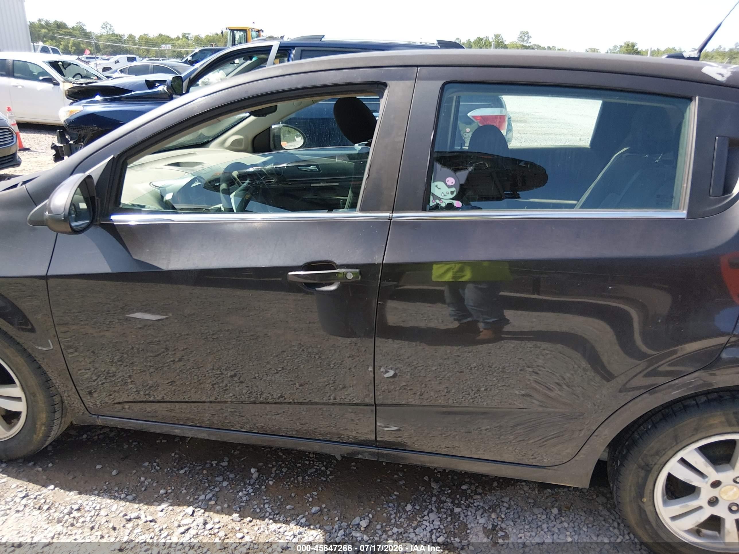 2014 Chevrolet Sonic Lt Auto Brown vin: 1G1JC6SH4E4234734