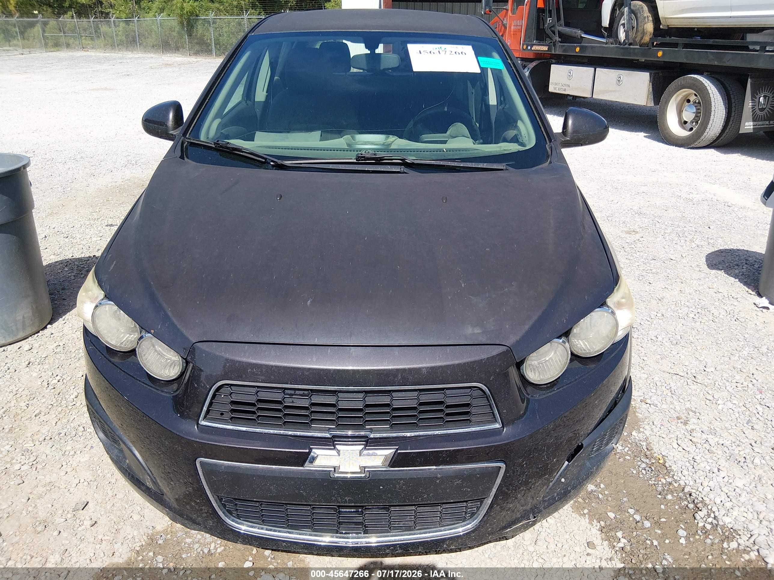 2014 Chevrolet Sonic Lt Auto Brown vin: 1G1JC6SH4E4234734
