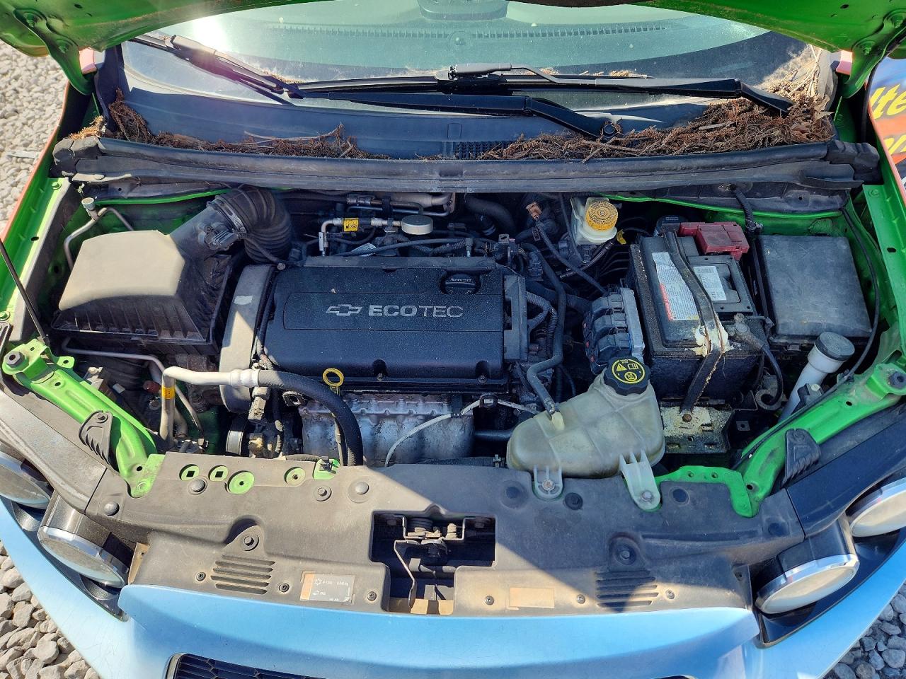 2014 Chevrolet Sonic Lt Green vin: 1G1JC6SH4E4236113