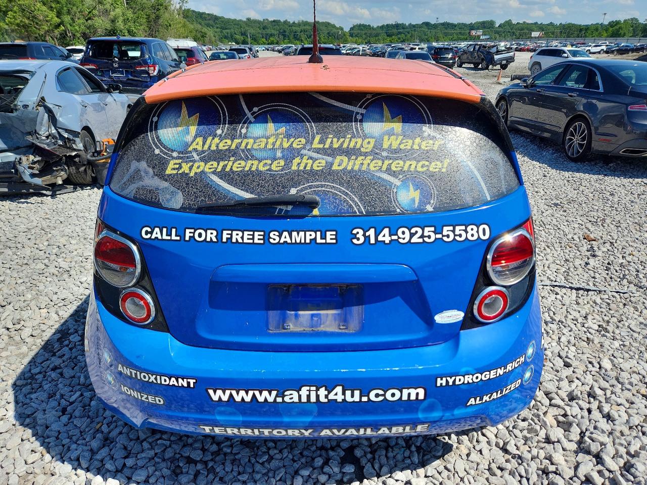 2014 Chevrolet Sonic Lt Green vin: 1G1JC6SH4E4236113