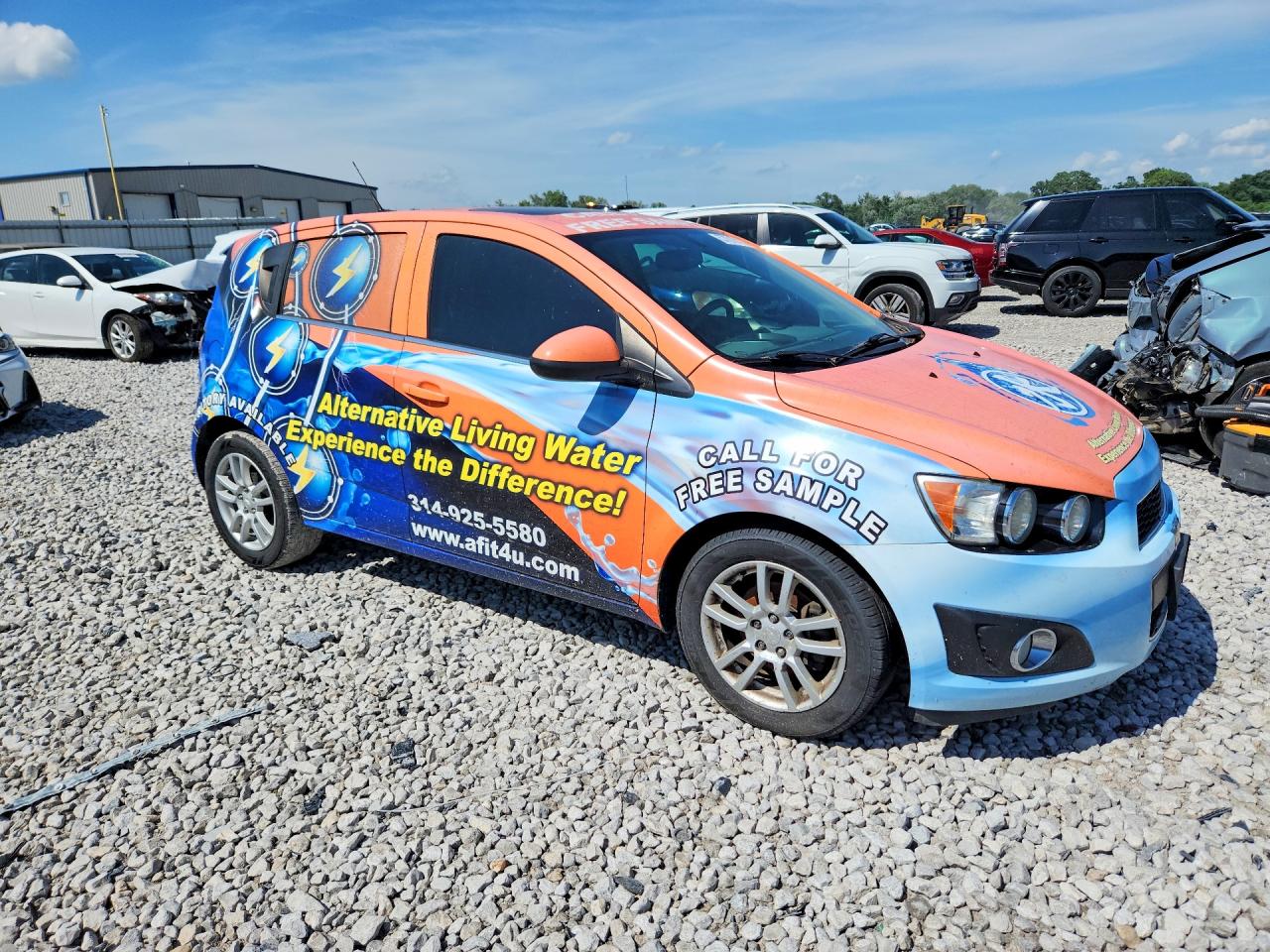 2014 Chevrolet Sonic Lt Green vin: 1G1JC6SH4E4236113