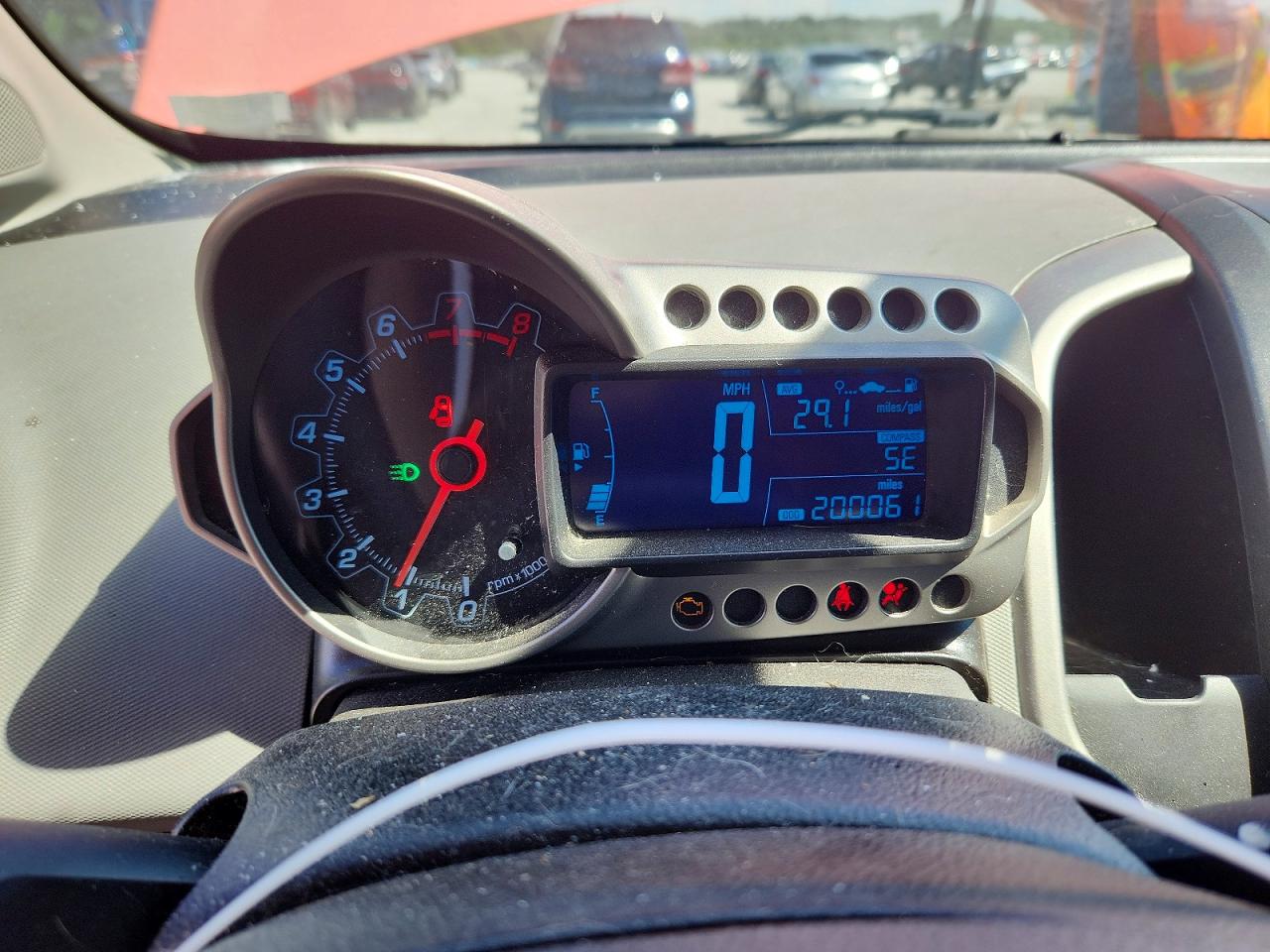 2014 Chevrolet Sonic Lt Green vin: 1G1JC6SH4E4236113