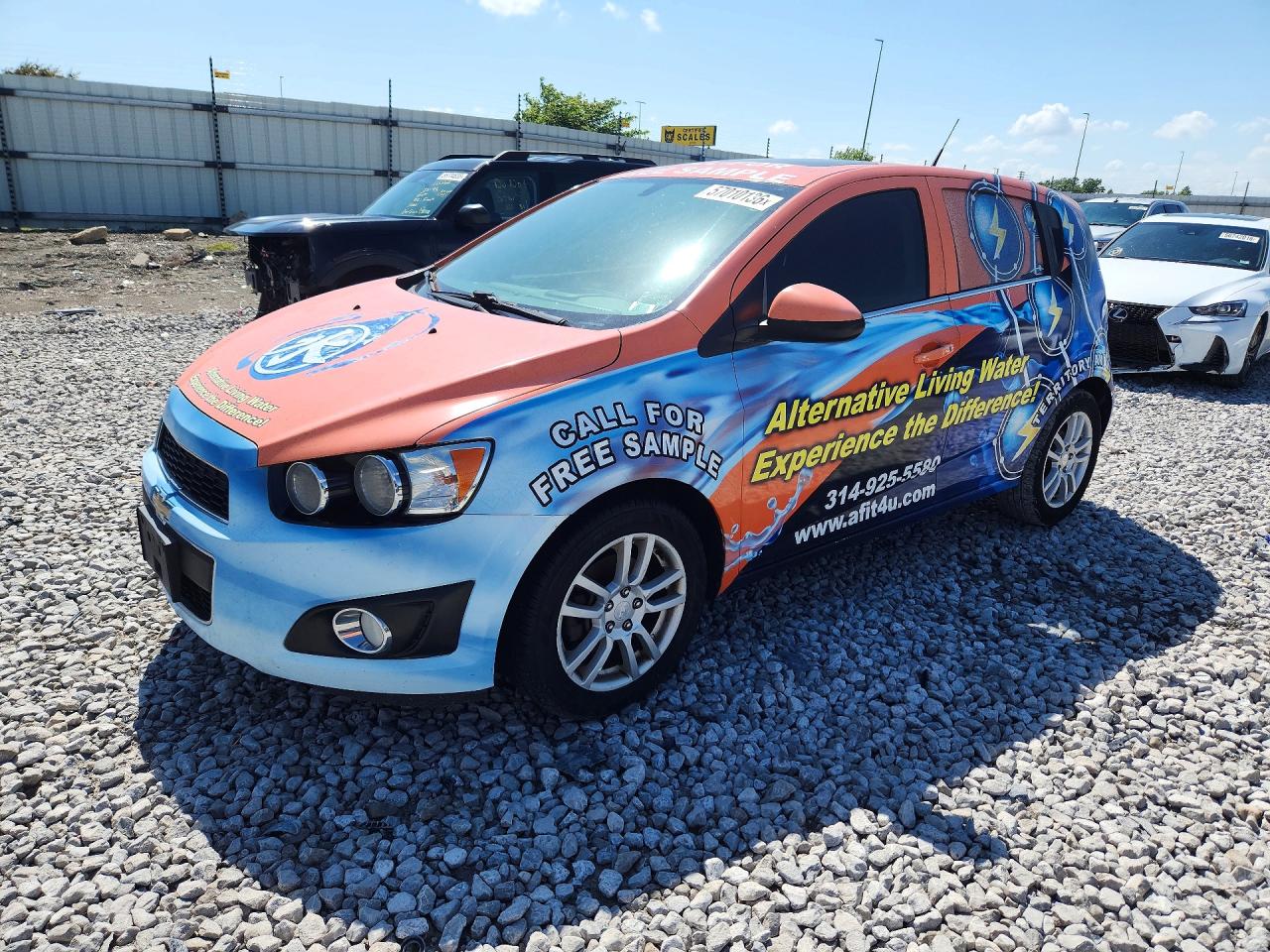 2014 Chevrolet Sonic Lt Green vin: 1G1JC6SH4E4236113