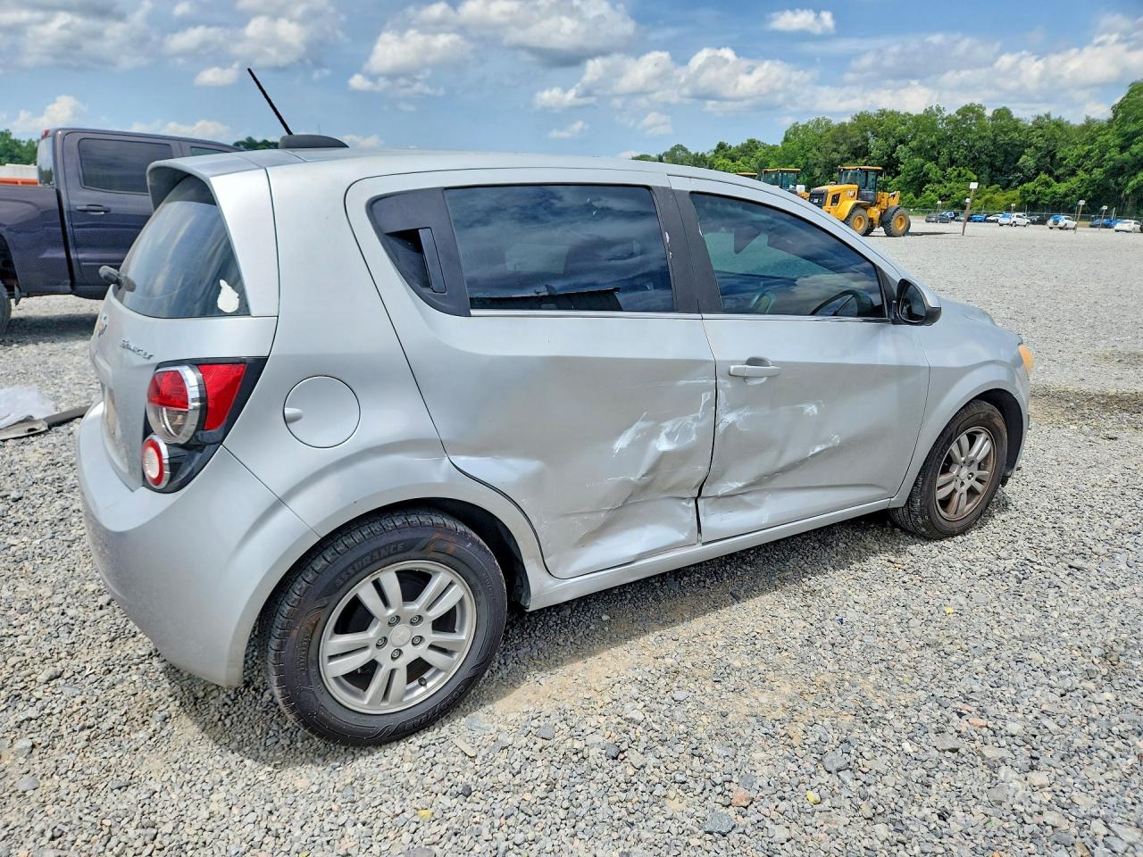 2015 Chevrolet Sonic Lt Серебряный vin: 1G1JC6SH4F4103305