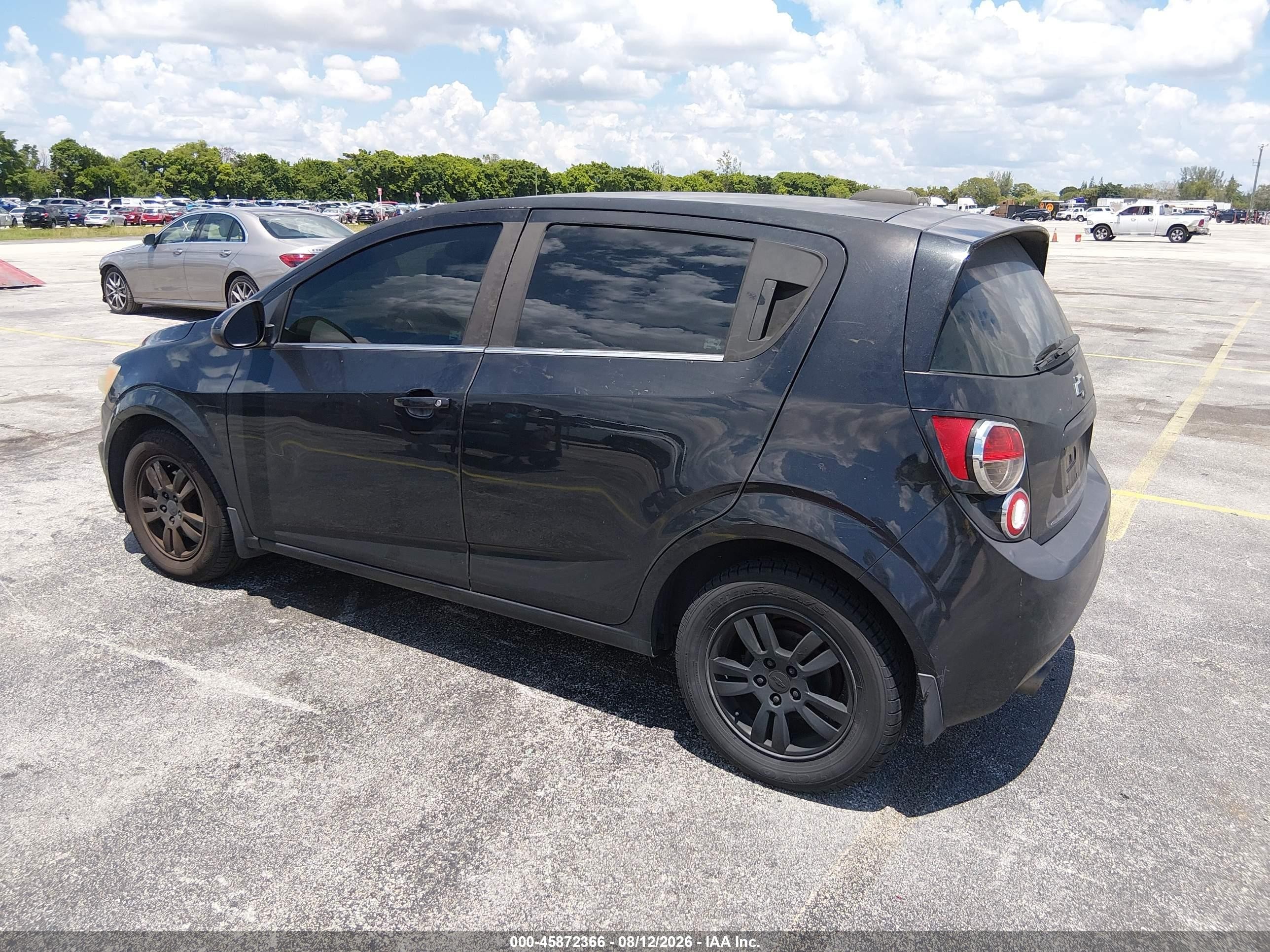 2015 Chevrolet Sonic Lt Auto Black vin: 1G1JC6SH4F4136868
