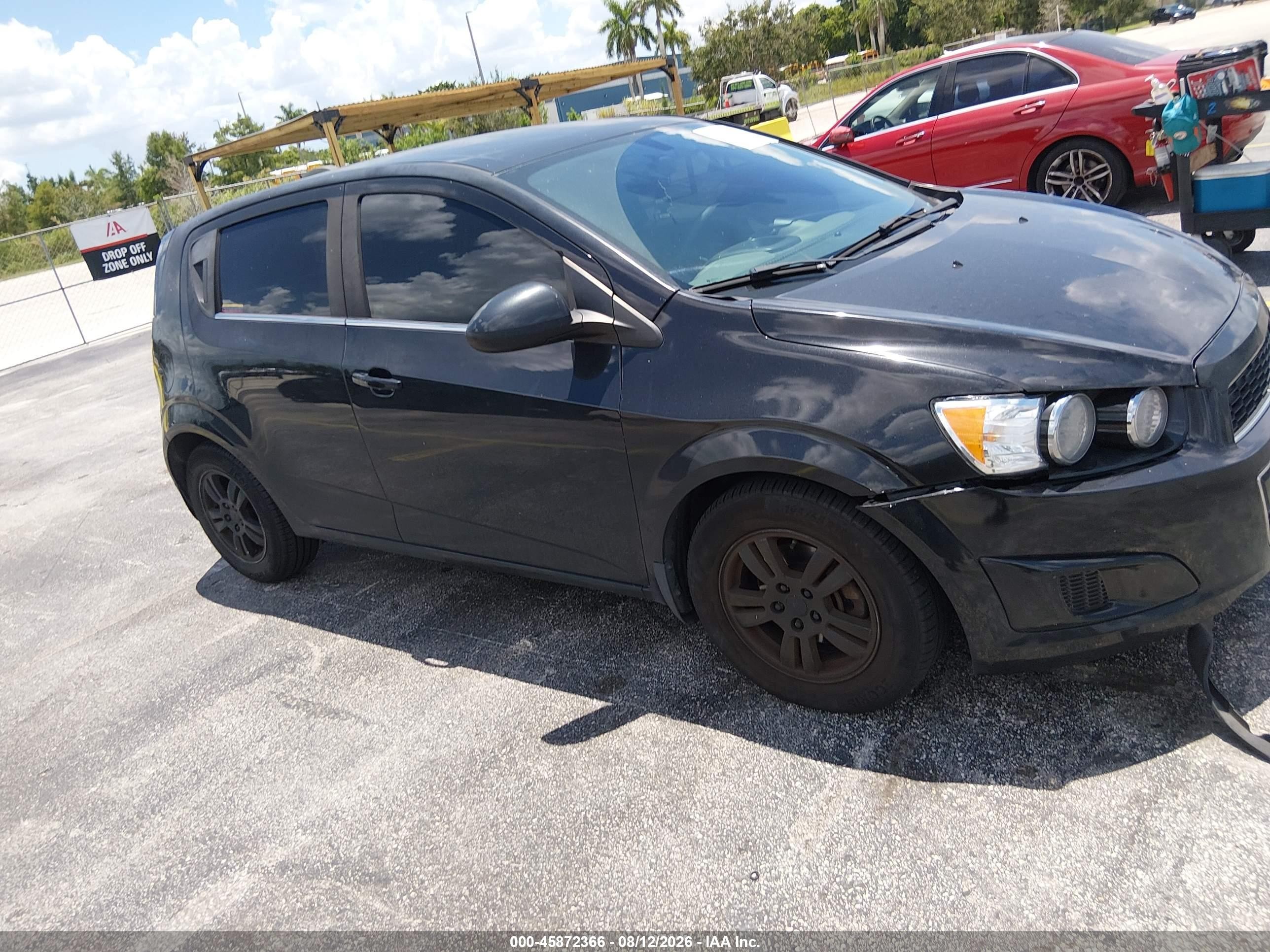 2015 Chevrolet Sonic Lt Auto Black vin: 1G1JC6SH4F4136868