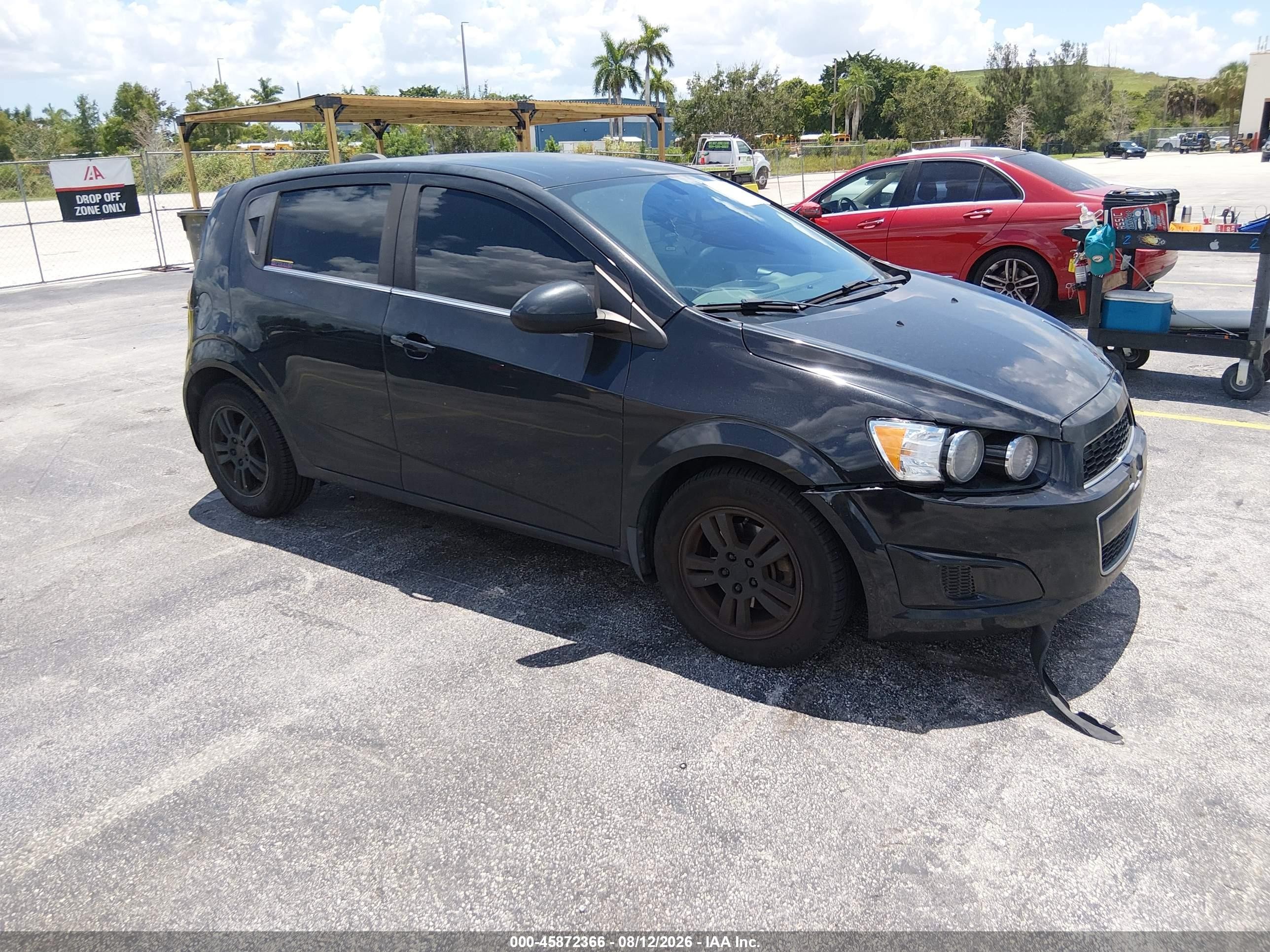2015 Chevrolet Sonic Lt Auto Черный vin: 1G1JC6SH4F4136868