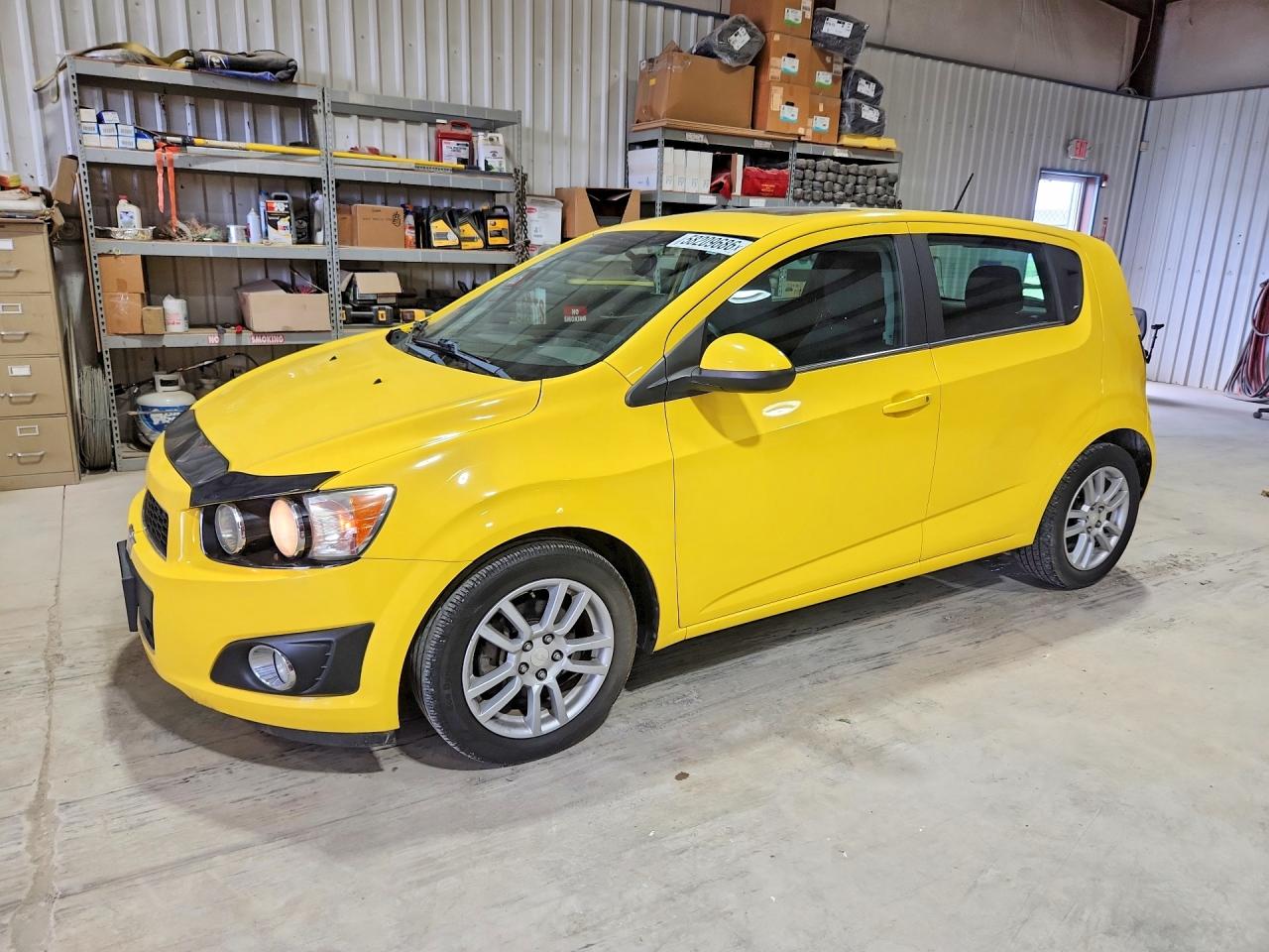 2015 Chevrolet Sonic Lt Yellow vin: 1G1JC6SH4F4181924