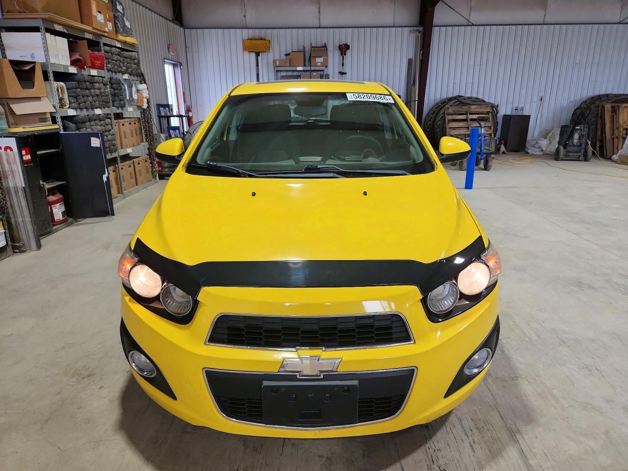 2015 Chevrolet Sonic Lt Yellow vin: 1G1JC6SH4F4181924
