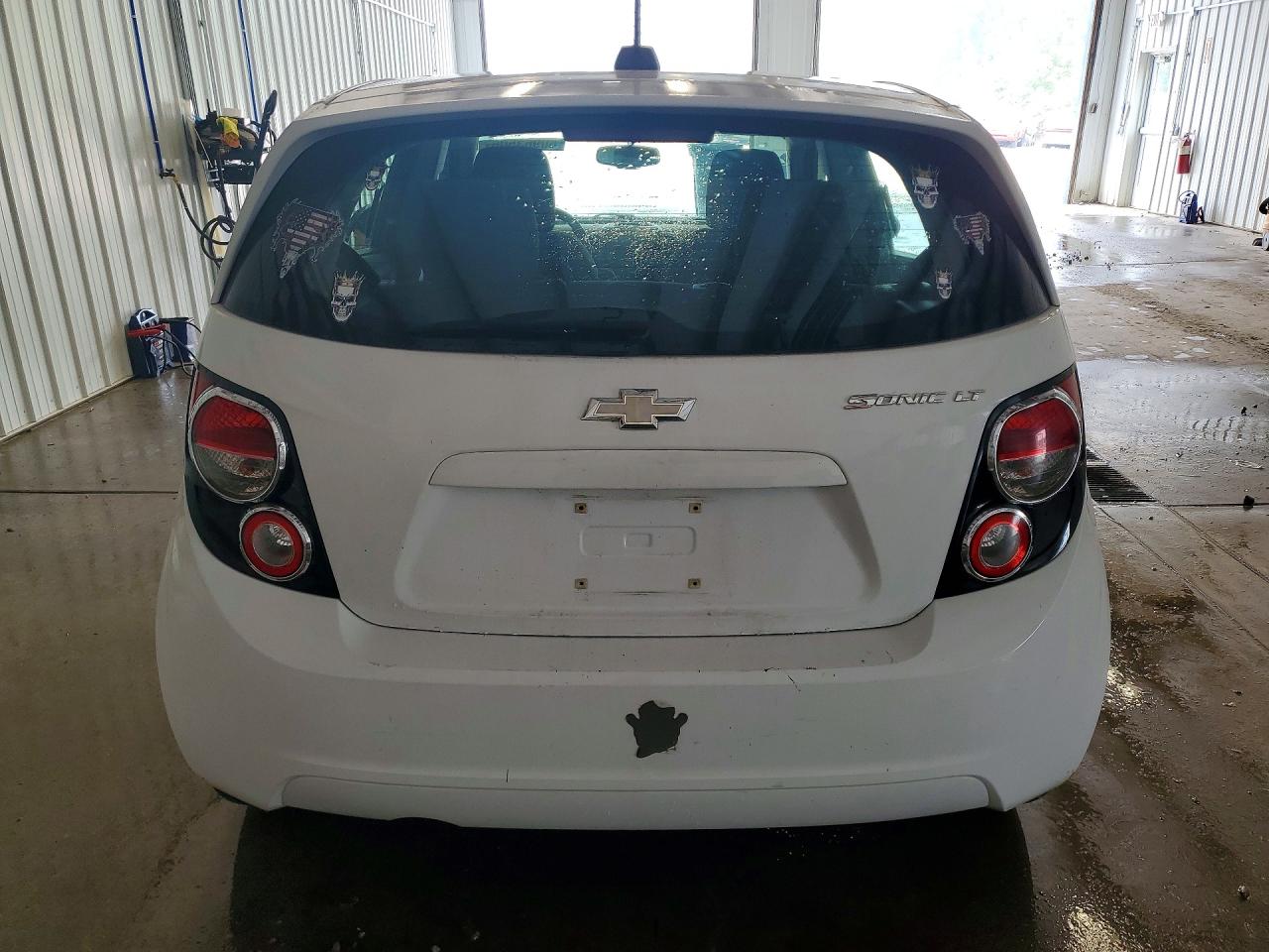 2015 Chevrolet Sonic Lt White vin: 1G1JC6SH4F4196116