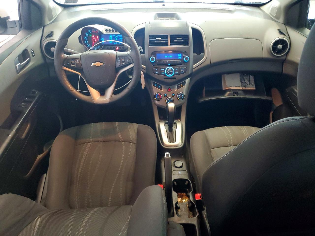 2015 Chevrolet Sonic Lt White vin: 1G1JC6SH4F4196116