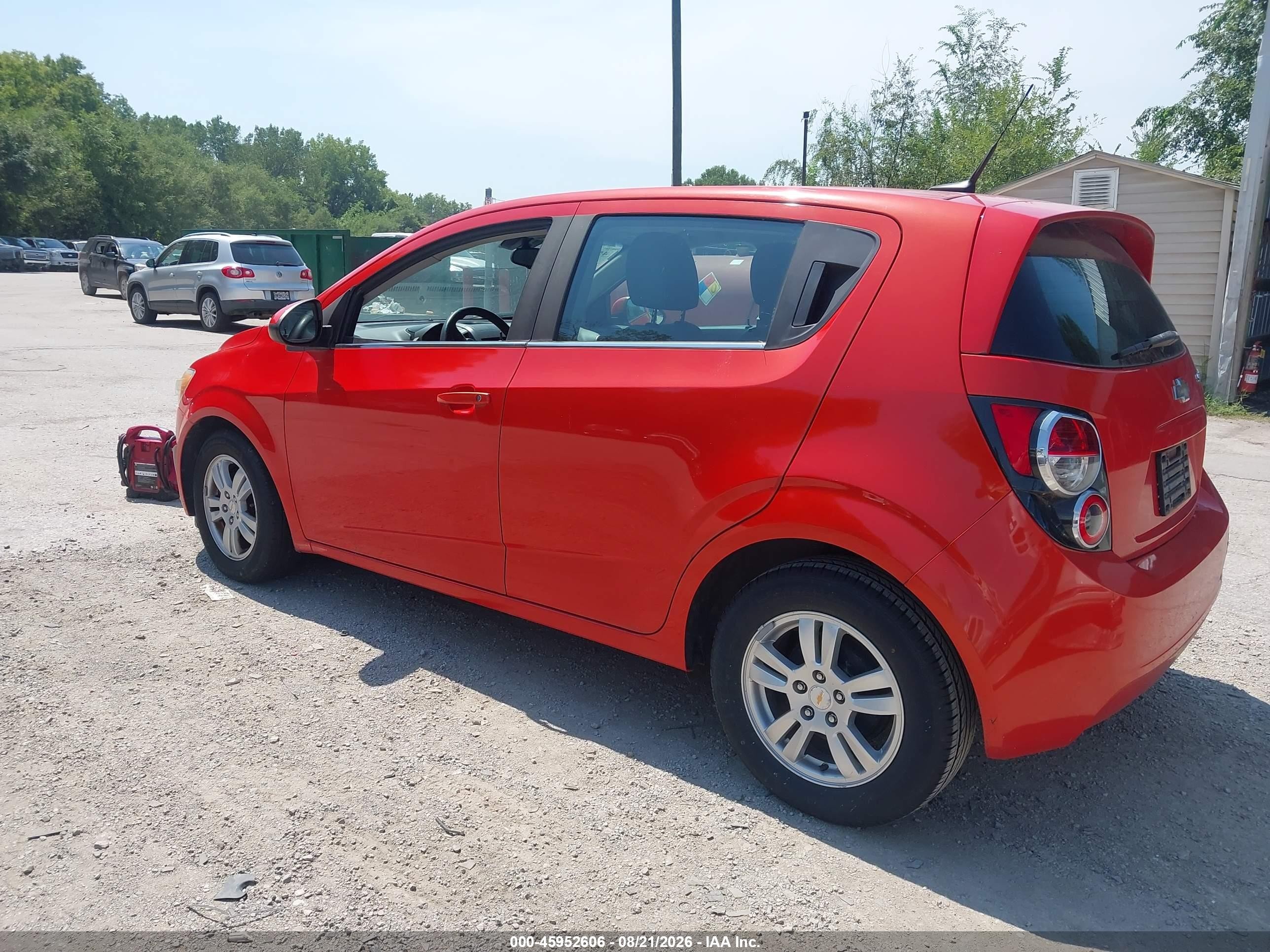 2012 Chevrolet Sonic 2lt Orange vin: 1G1JC6SH5C4107097