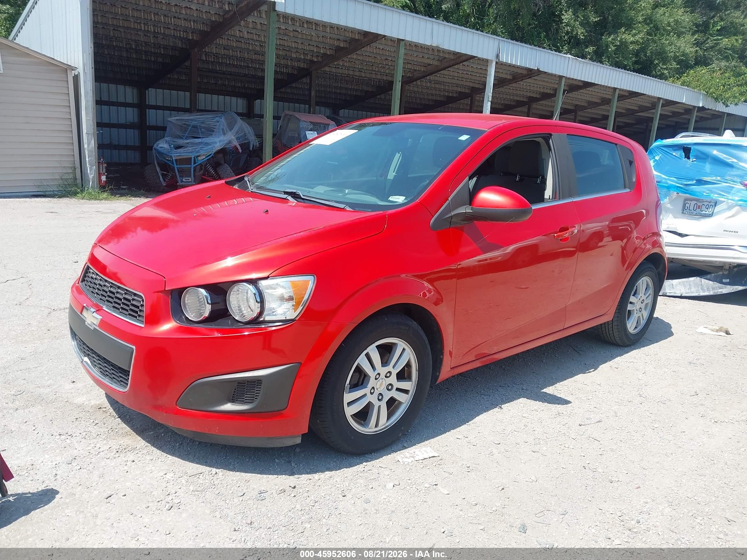 2012 Chevrolet Sonic 2lt Orange vin: 1G1JC6SH5C4107097