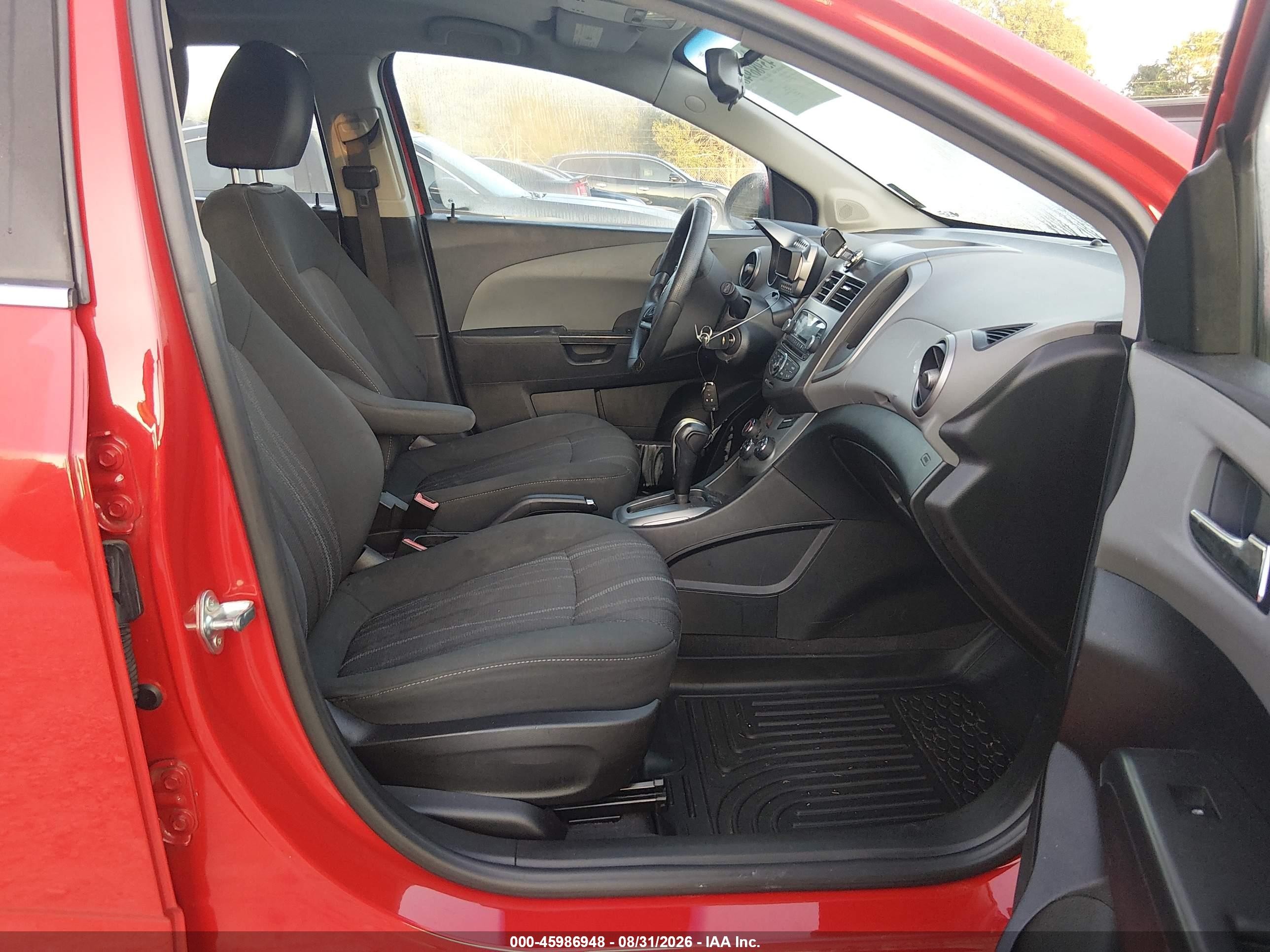 2012 Chevrolet Sonic 2lt Красный vin: 1G1JC6SH5C4117676