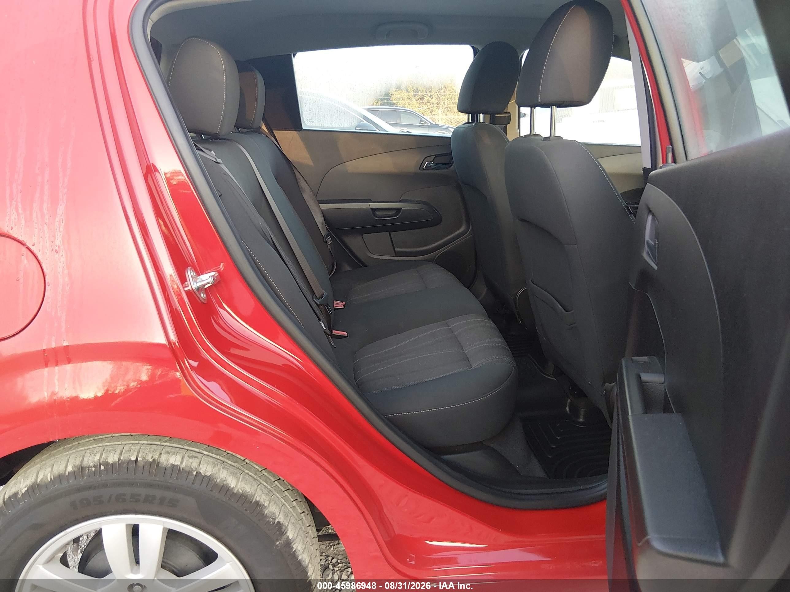 2012 Chevrolet Sonic 2lt Красный vin: 1G1JC6SH5C4117676