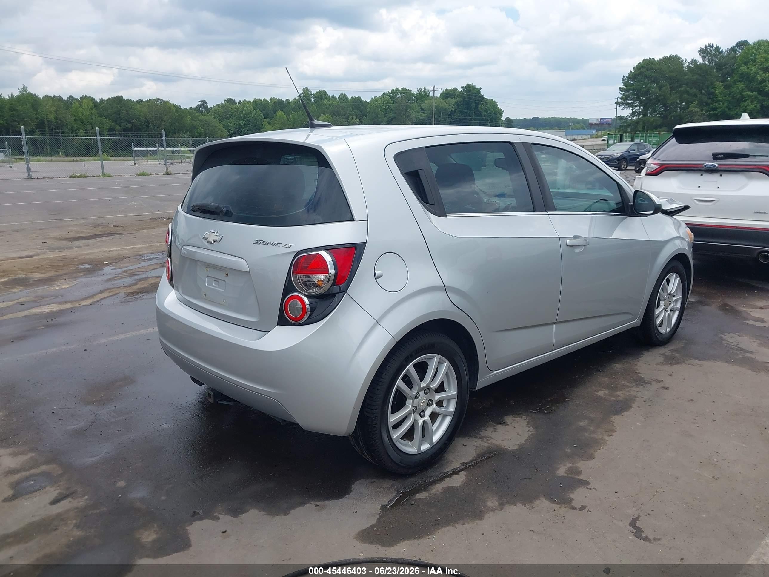 2012 Chevrolet Sonic 2lt Silver vin: 1G1JC6SH5C4168742