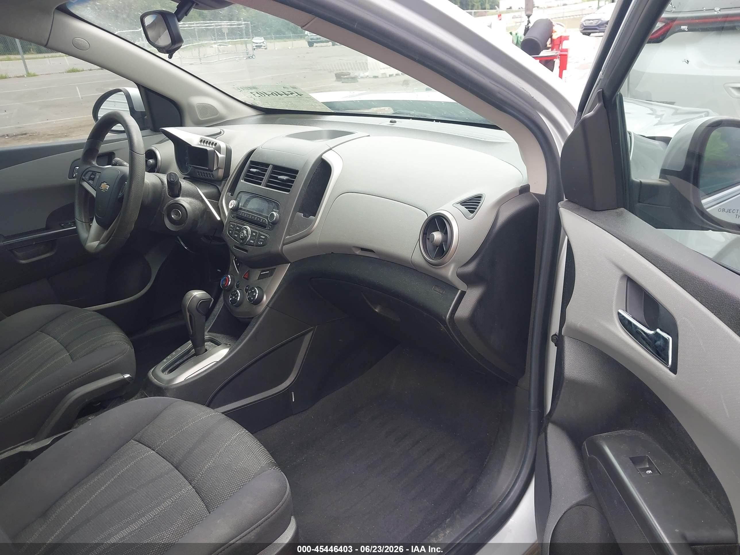 2012 Chevrolet Sonic 2lt Silver vin: 1G1JC6SH5C4168742