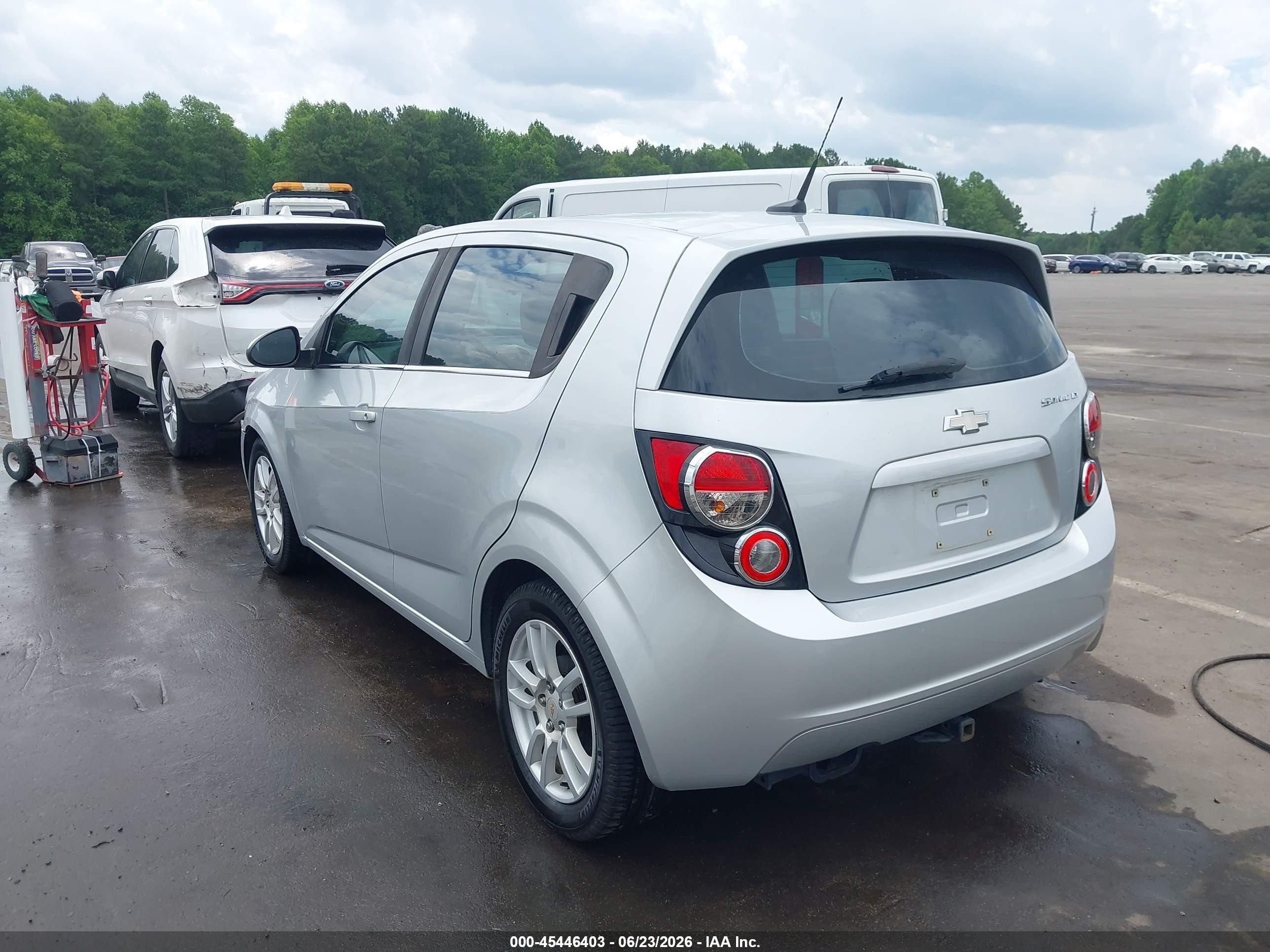 2012 Chevrolet Sonic 2lt Silver vin: 1G1JC6SH5C4168742