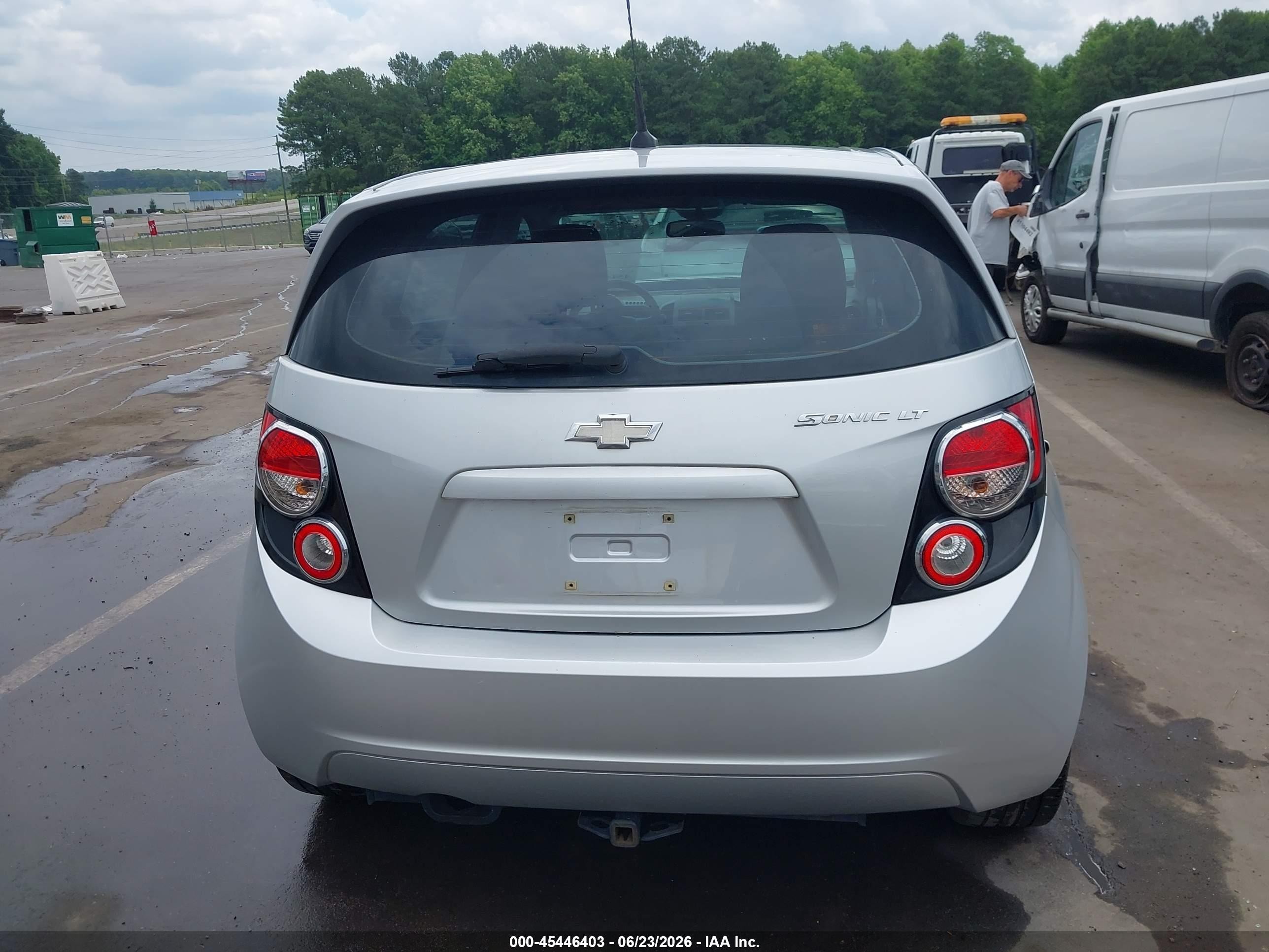 2012 Chevrolet Sonic 2lt Silver vin: 1G1JC6SH5C4168742