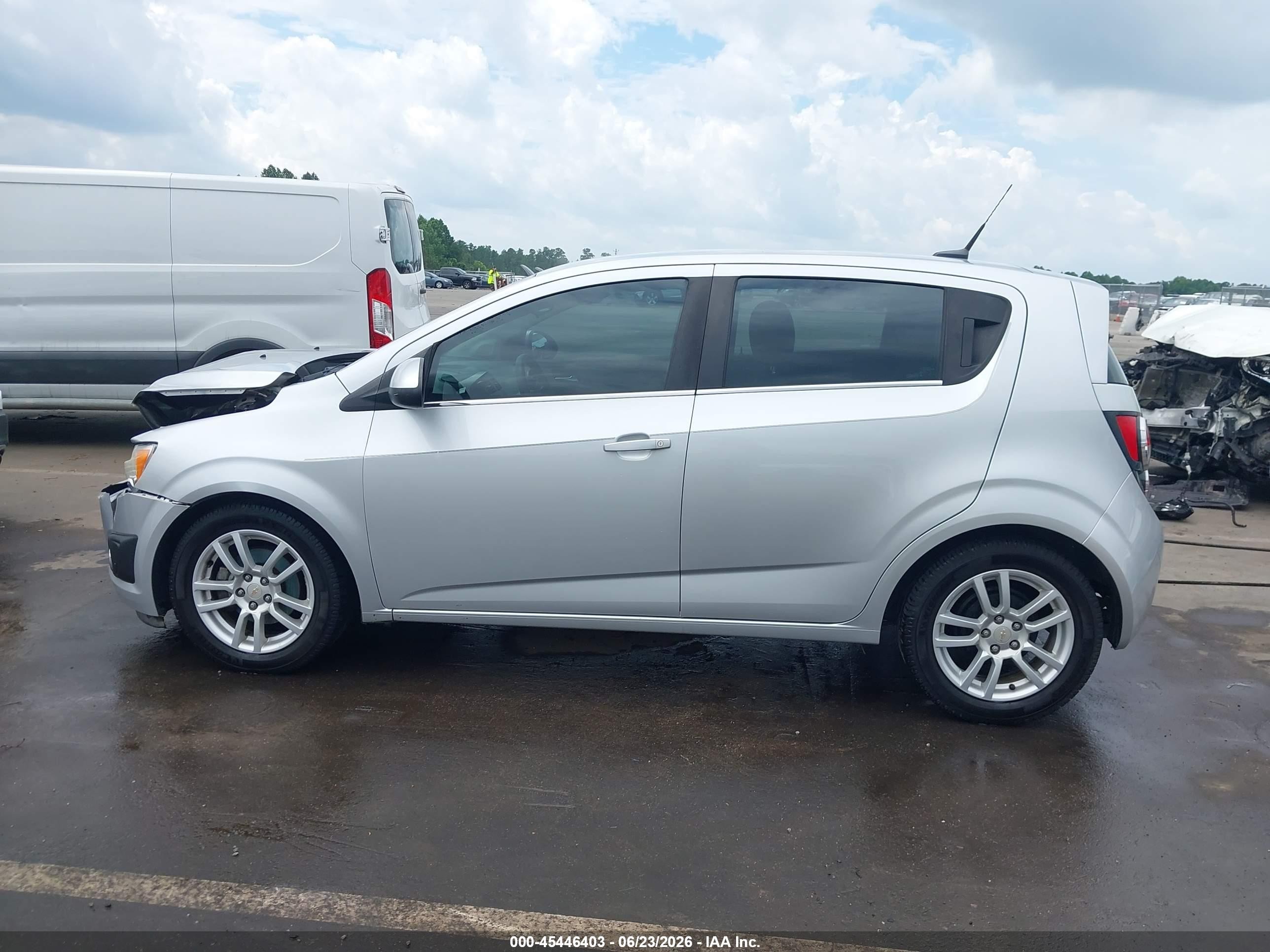 2012 Chevrolet Sonic 2lt Silver vin: 1G1JC6SH5C4168742