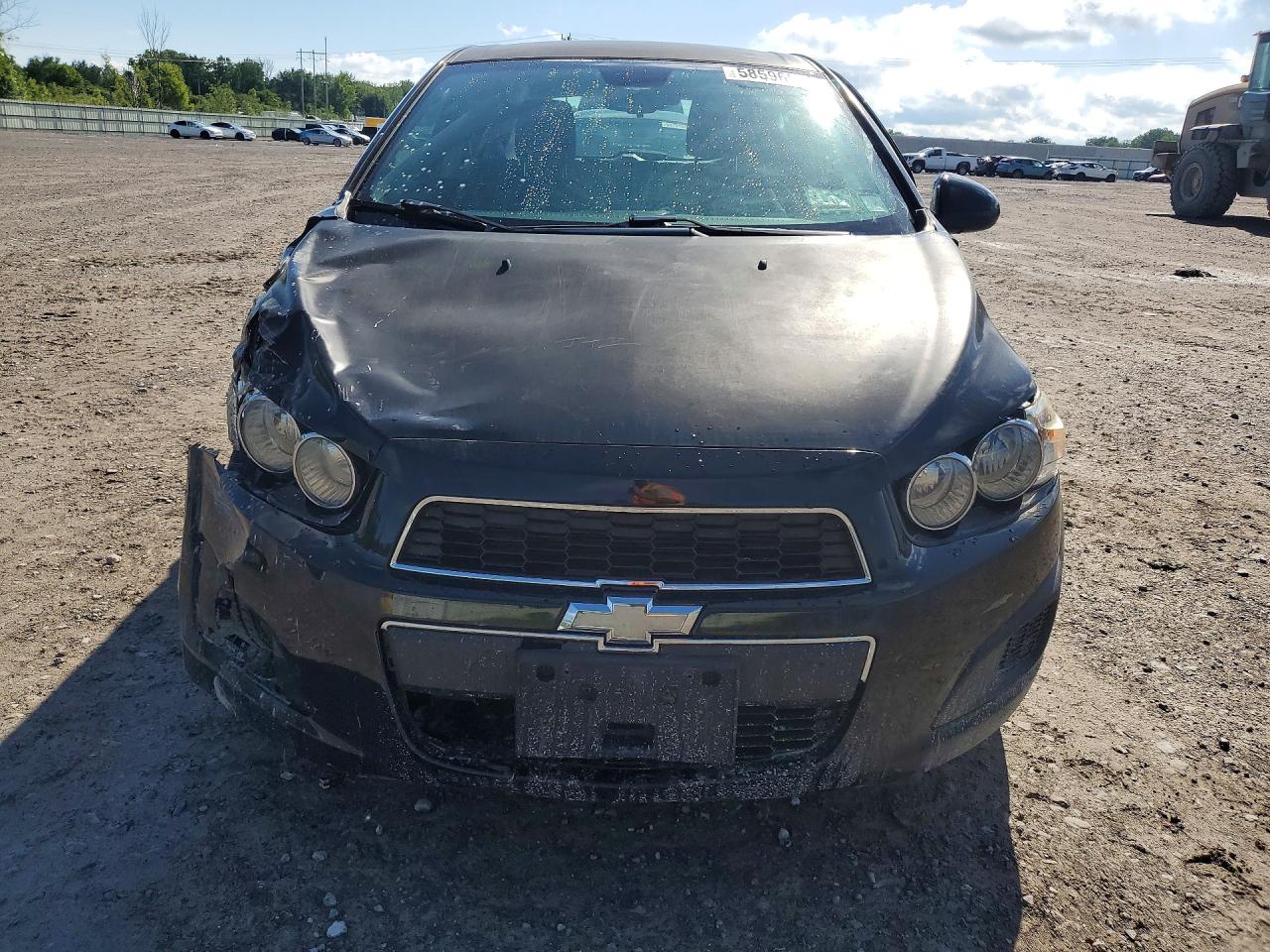 2012 Chevrolet Sonic Black vin: 1G1JC6SH5C4175691