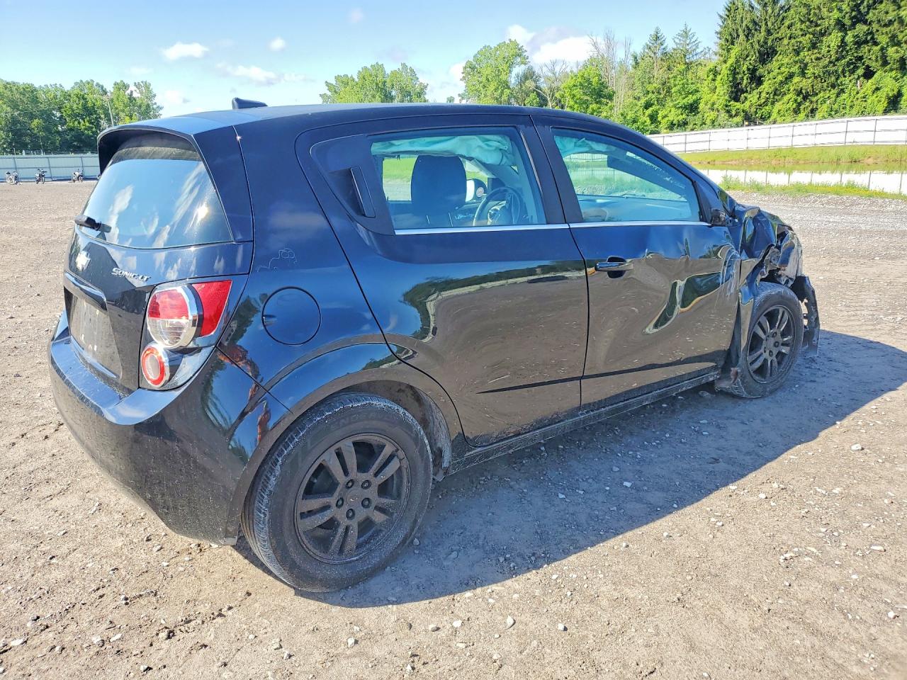 2012 Chevrolet Sonic Black vin: 1G1JC6SH5C4175691