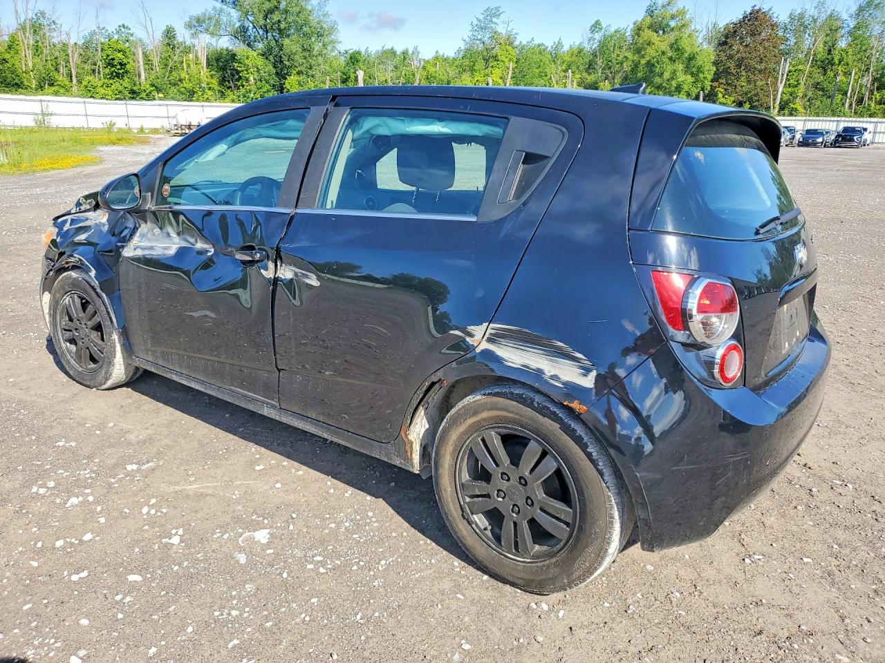2012 Chevrolet Sonic Black vin: 1G1JC6SH5C4175691