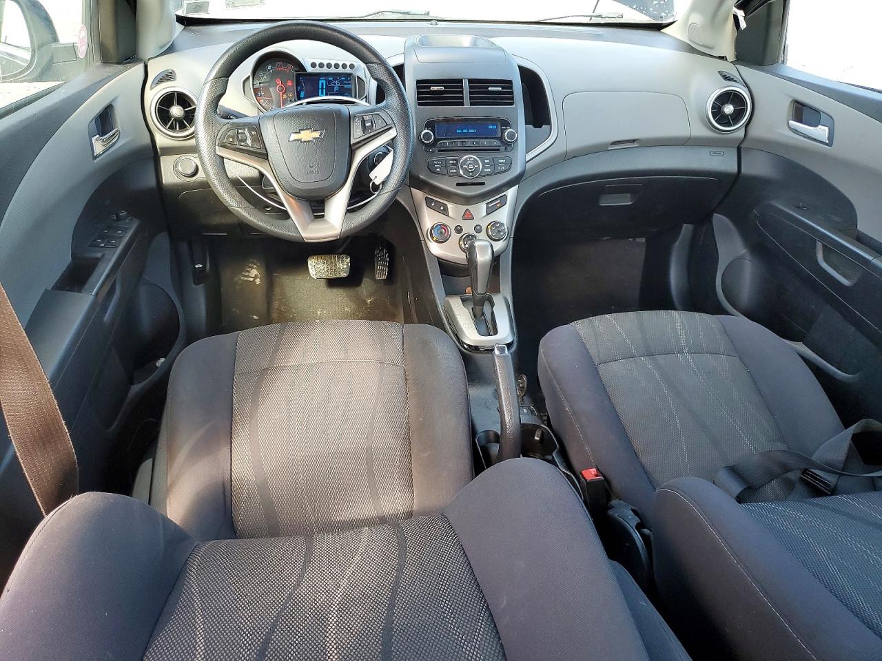 2012 Chevrolet Sonic Black vin: 1G1JC6SH5C4175691