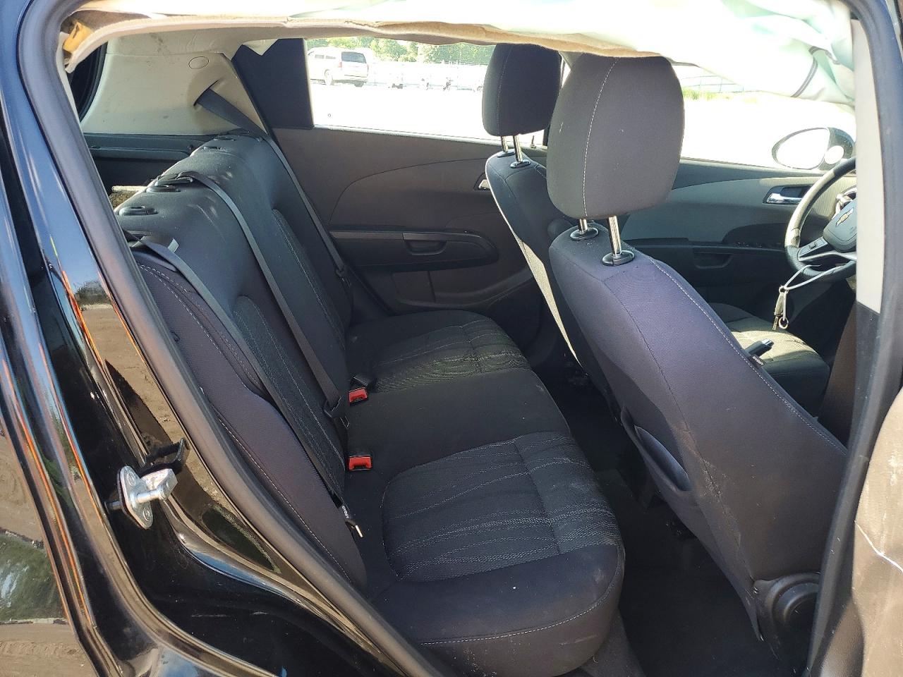 2012 Chevrolet Sonic Black vin: 1G1JC6SH5C4175691
