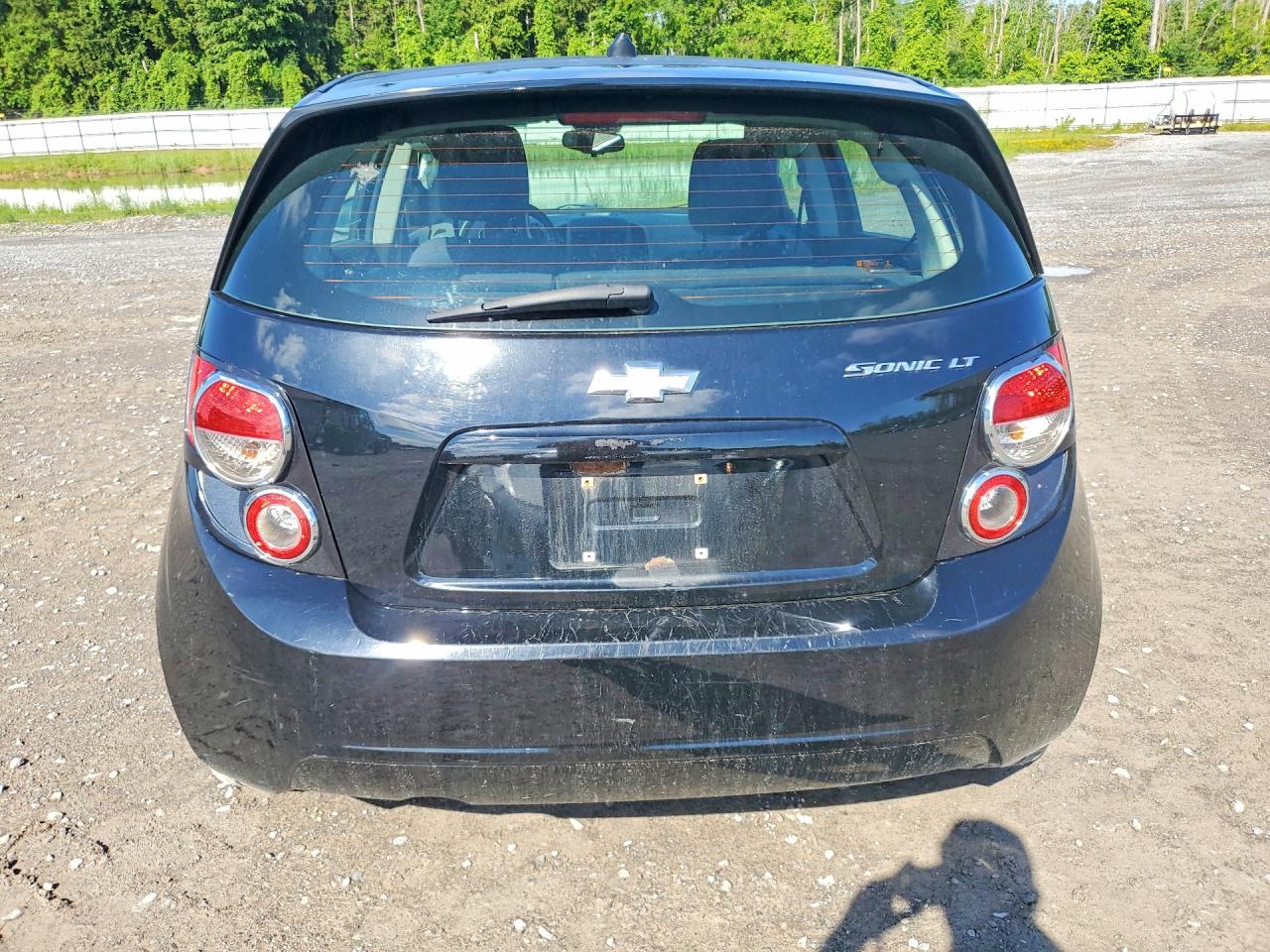 2012 Chevrolet Sonic Black vin: 1G1JC6SH5C4175691
