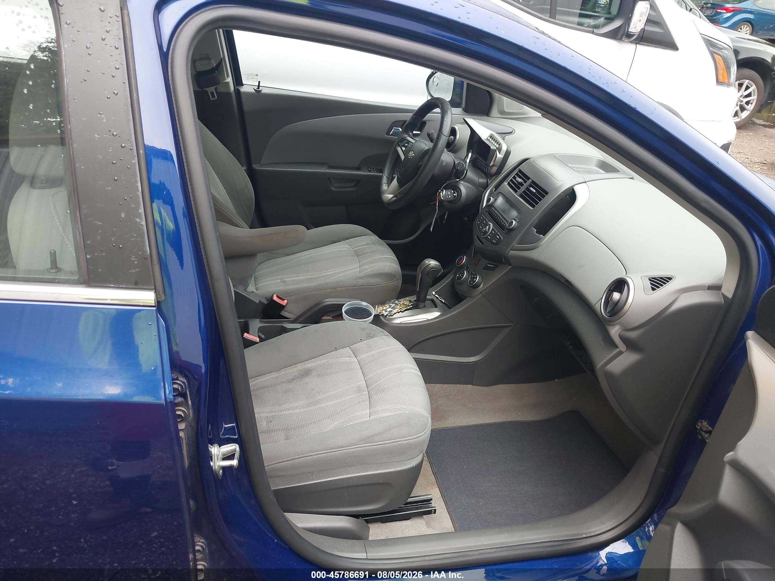 2012 Chevrolet Sonic 2lt Blue vin: 1G1JC6SH5C4190109
