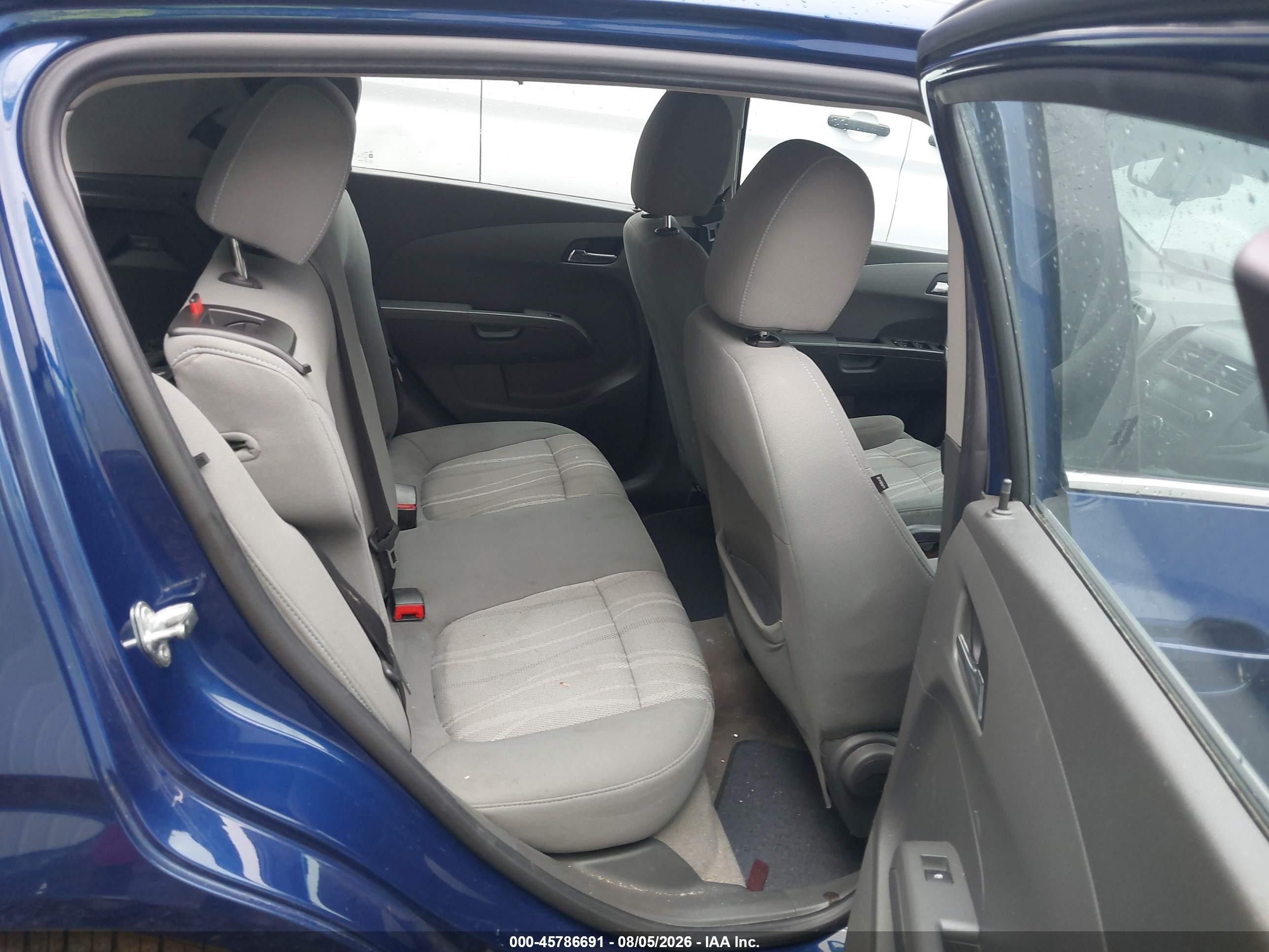 2012 Chevrolet Sonic 2lt Blue vin: 1G1JC6SH5C4190109