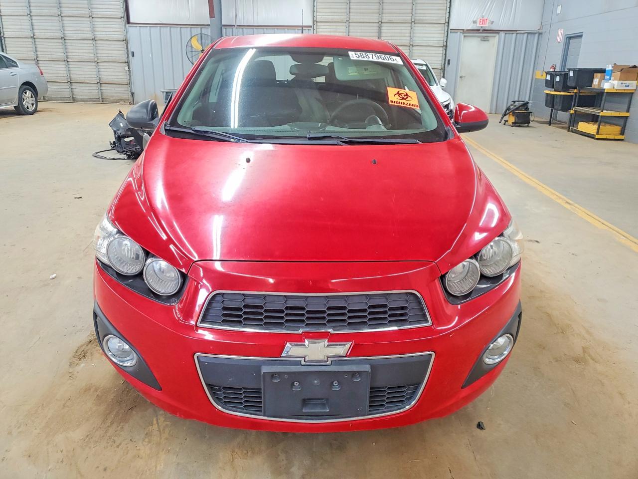 2013 Chevrolet Sonic Lt Red vin: 1G1JC6SH5D4111586
