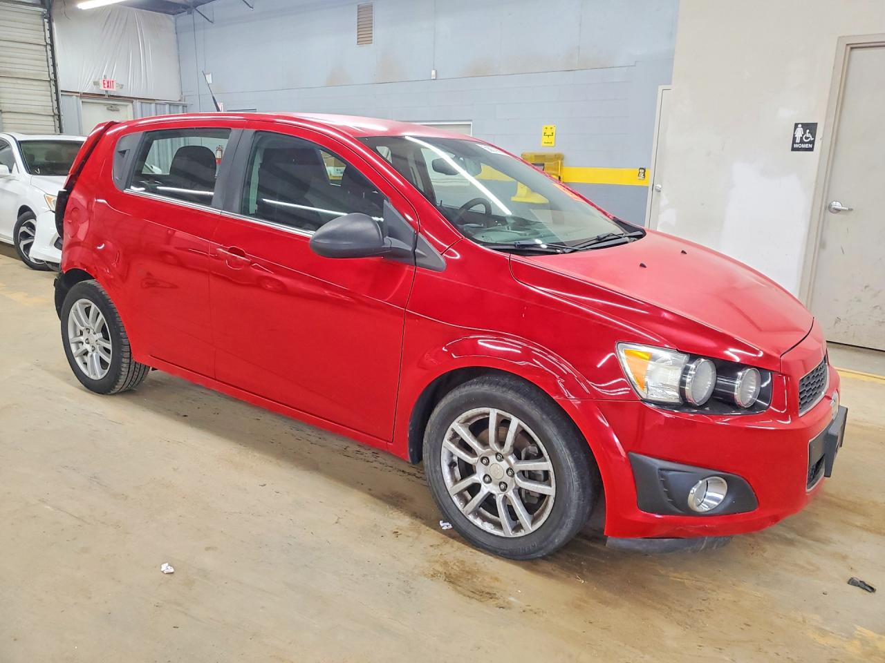 2013 Chevrolet Sonic Lt Red vin: 1G1JC6SH5D4111586