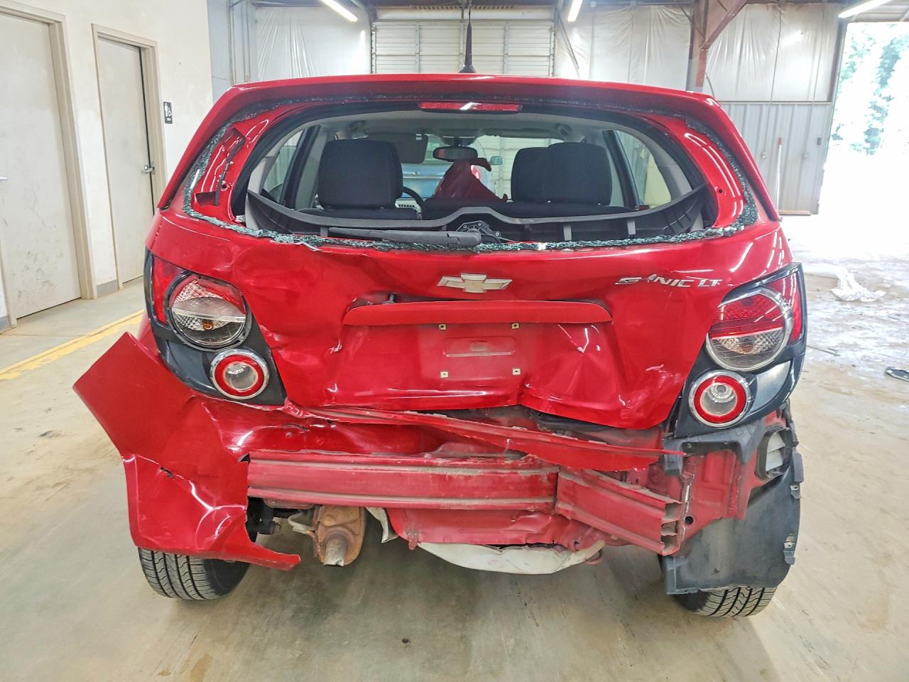 2013 Chevrolet Sonic Lt Red vin: 1G1JC6SH5D4111586